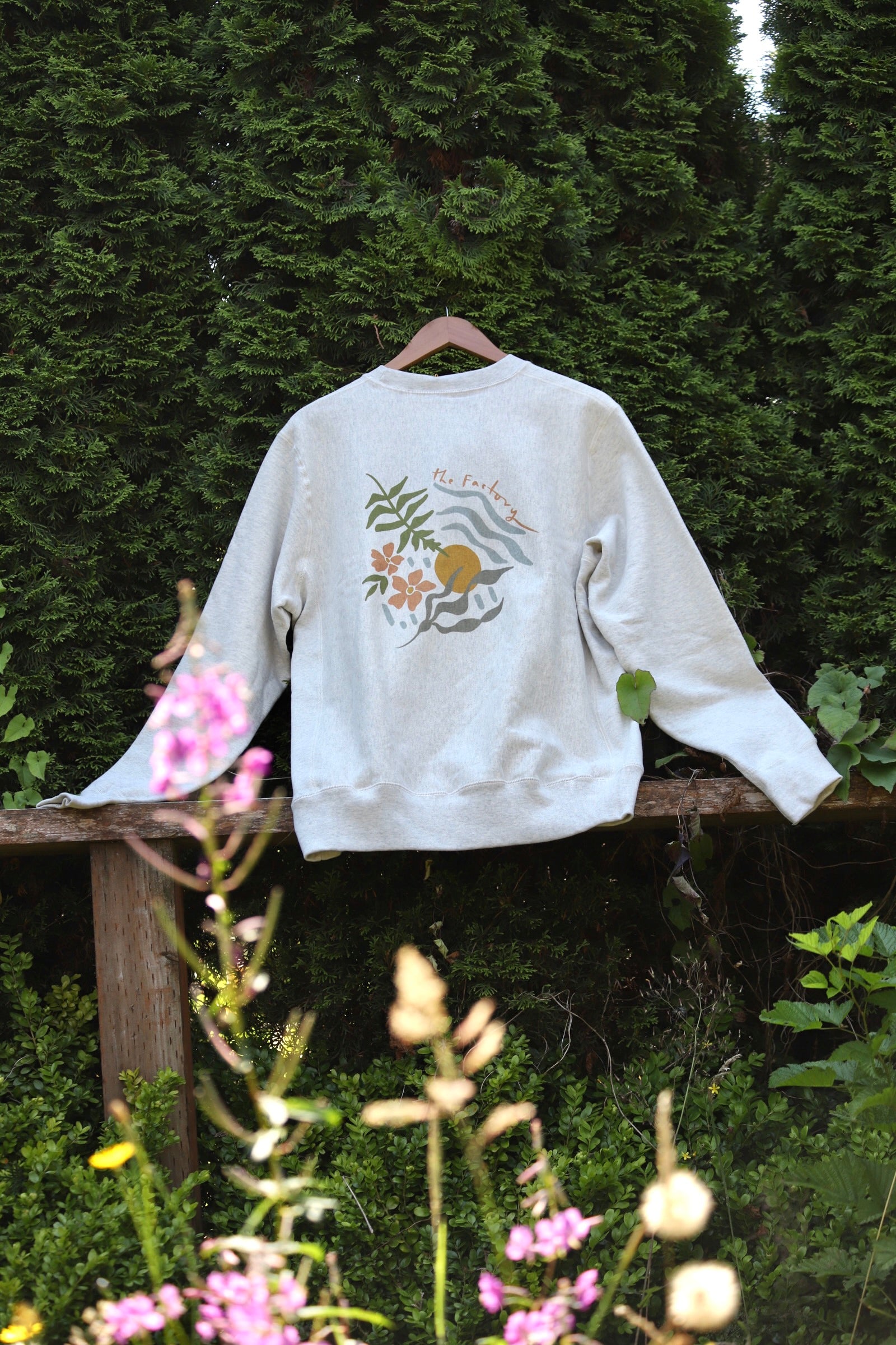 Sun + Sea - Crew Neck Fleece Sweater
