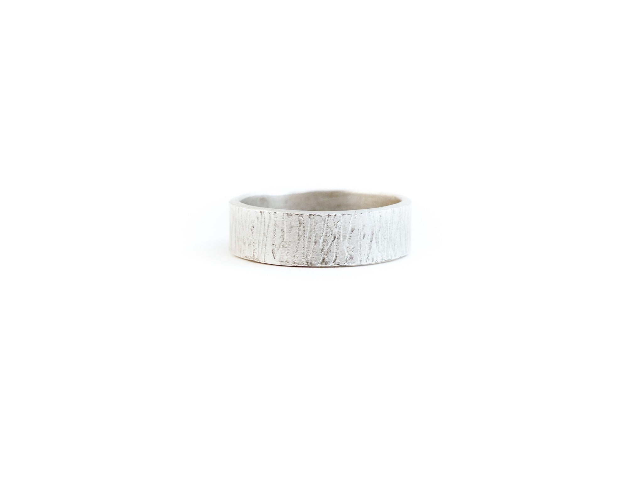 LFJ Sterling Silver Textured Band Ring
