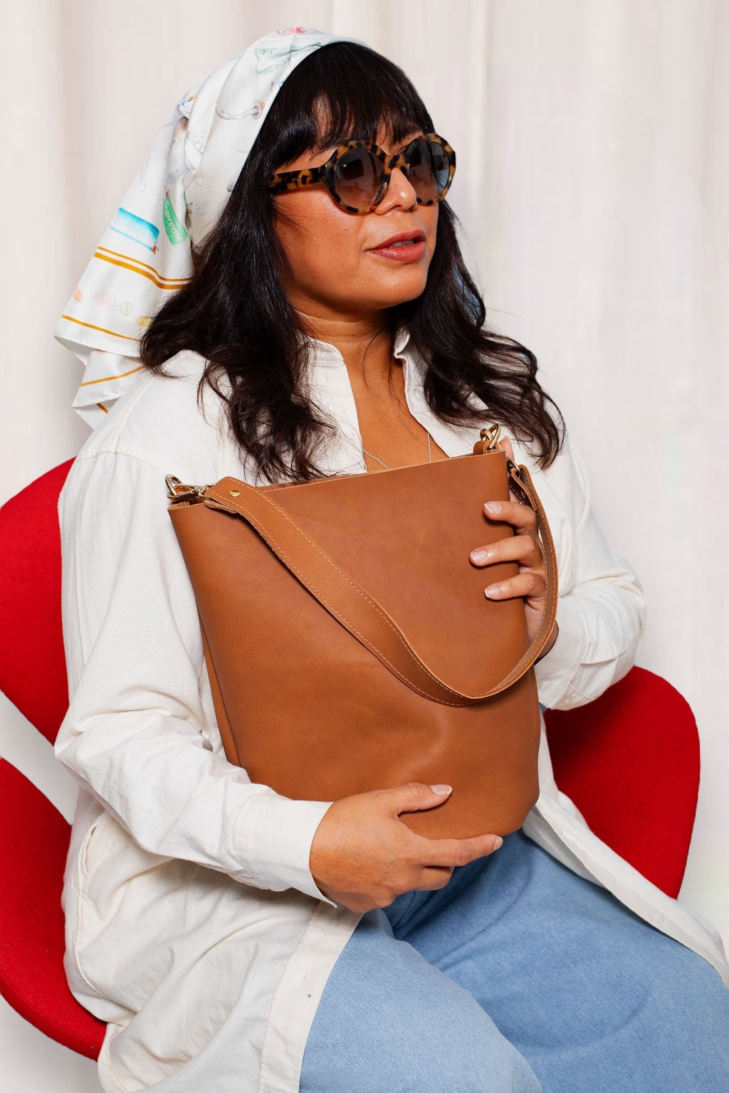 Market Canvas Frances Bucket Bag