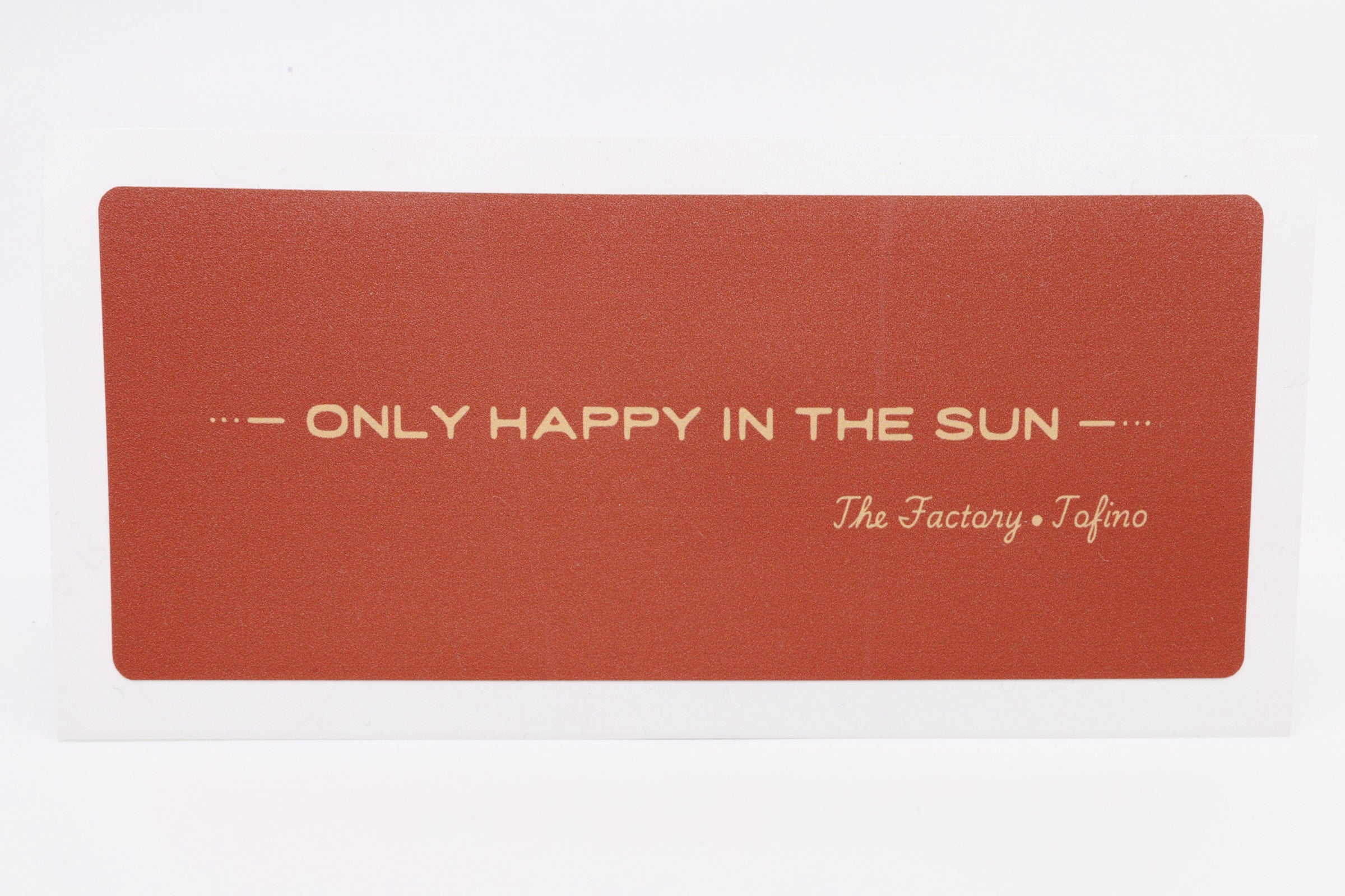 Only Happy in The Sun Bumper Sticker