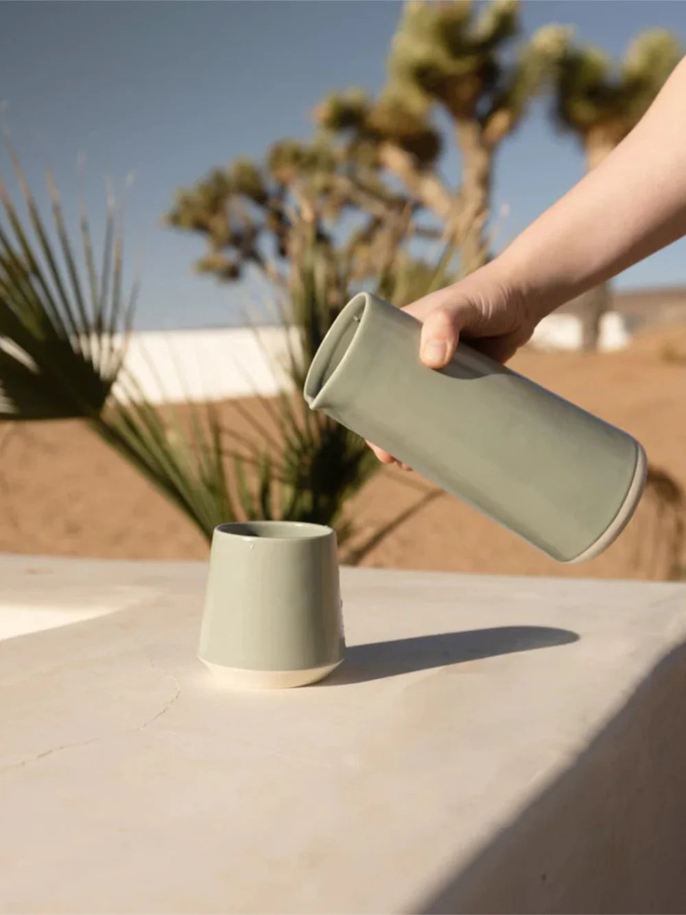 FABLE the carafe - Beachgrass Green