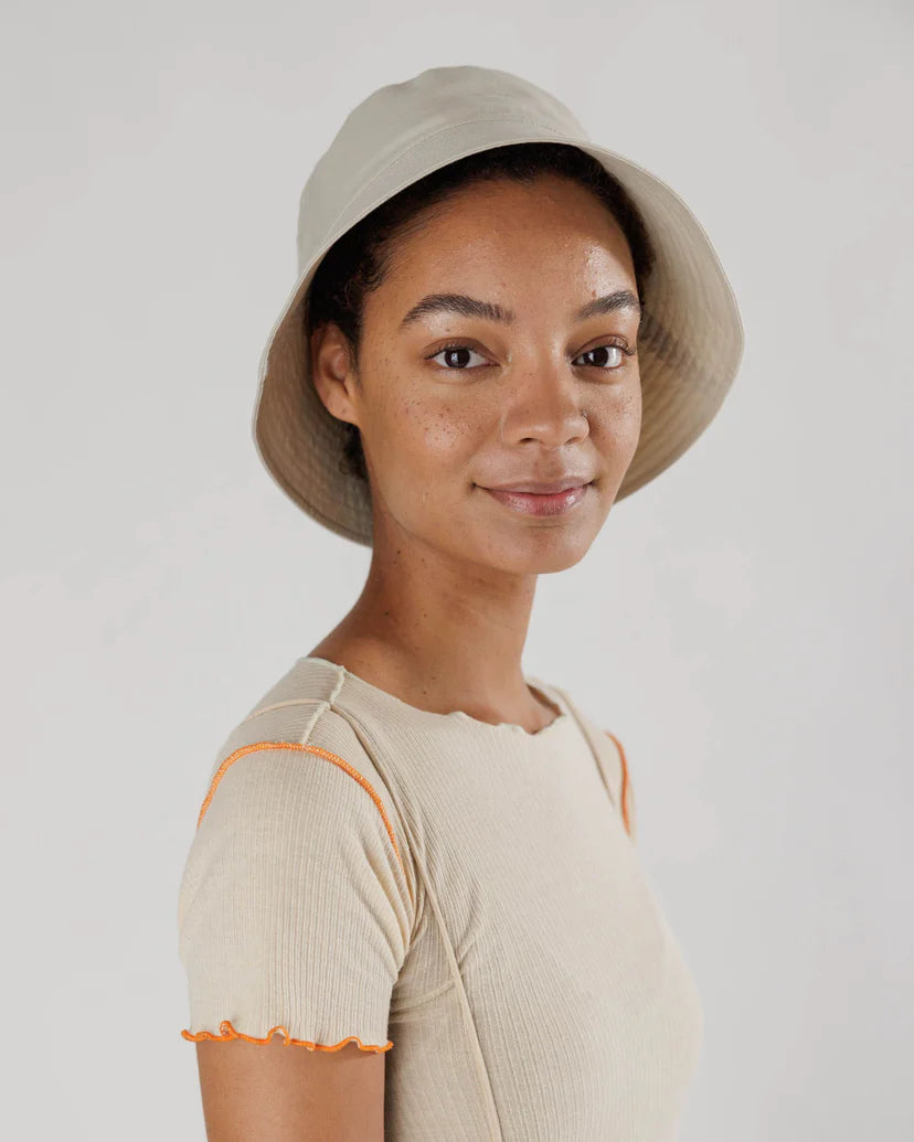 Baggu Bucket Hat in Brown Rice