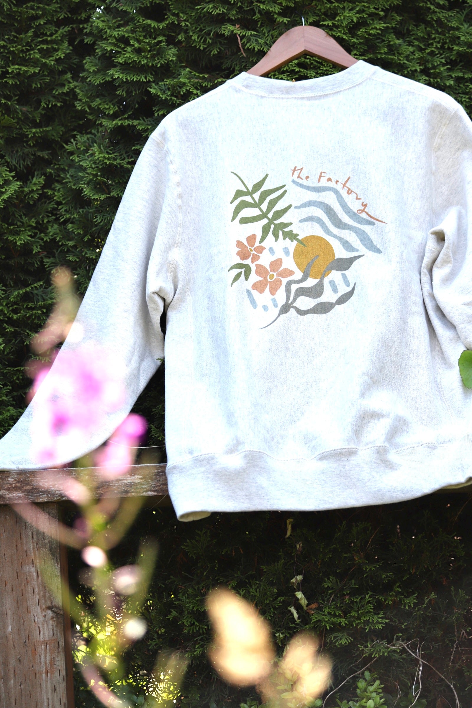 Sun + Sea - Crew Neck Fleece Sweater