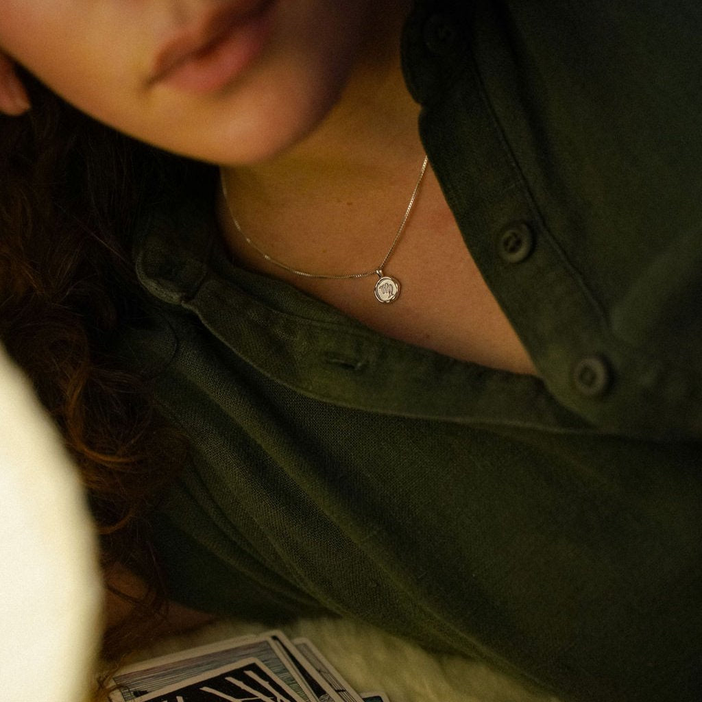 LFJ Sterling Silver Twelve Houses Pendant Only