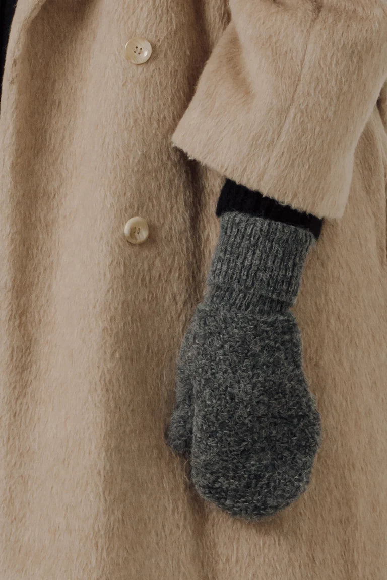 Bare Knitwear Alpaca Boucle Mittens