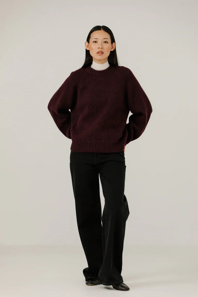 Bare Knitwear Oversized Crewneck