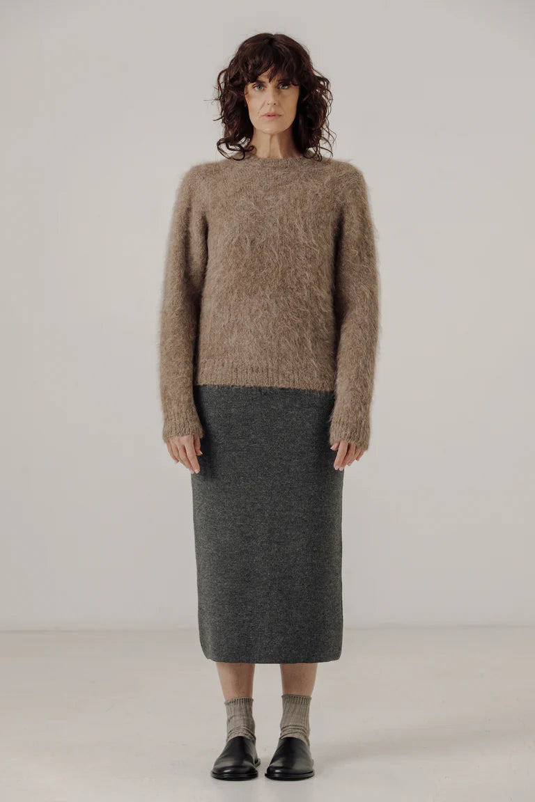 Bare Knitwear Suri Alpaca Crewneck