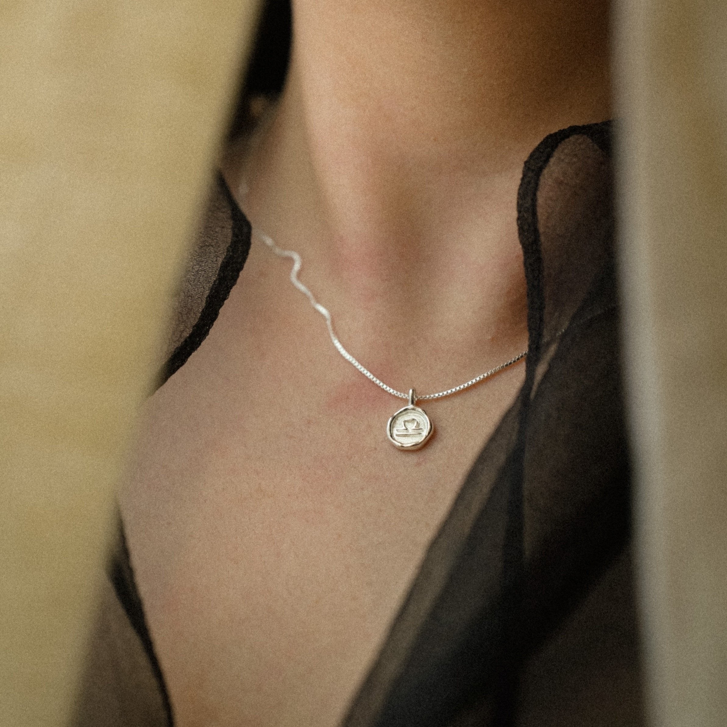 LFJ Sterling Silver Twelve Houses Necklace