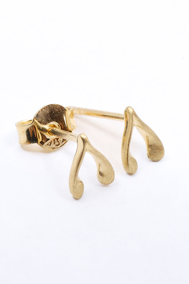 LFJ 10k Wishbone Earrings