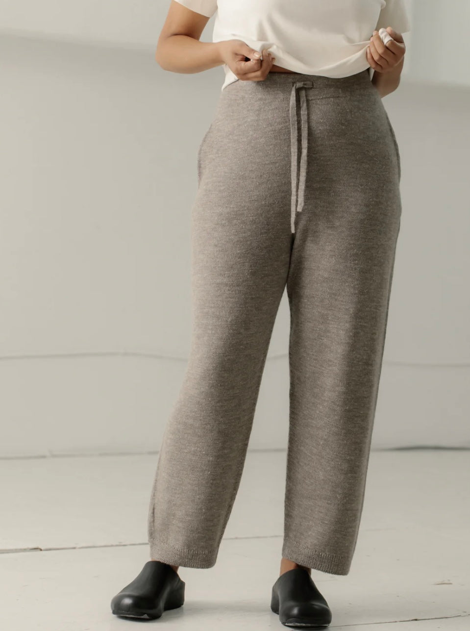 Bare Knitwear Ojai Pant in Slate