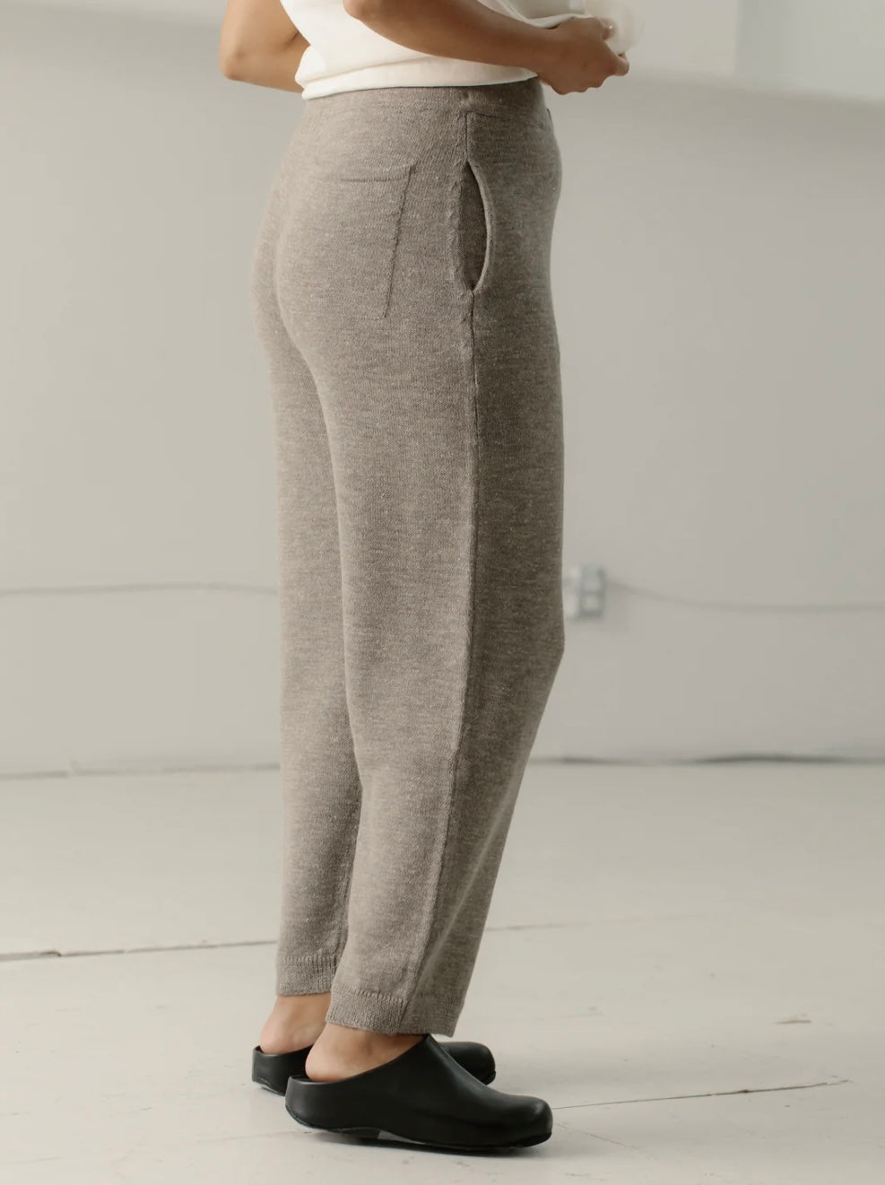 Bare Knitwear Ojai Pant in Slate