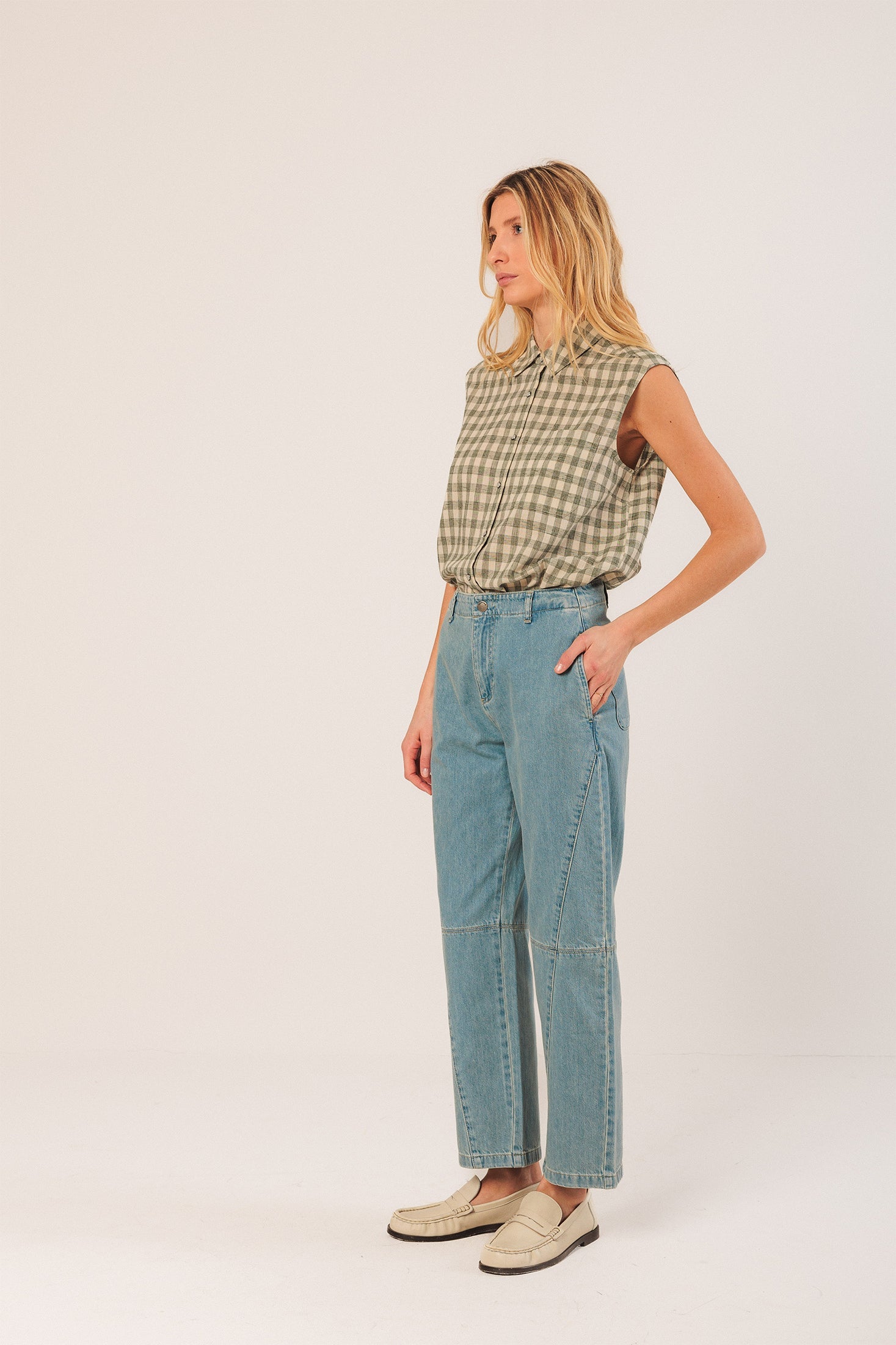 Indi & Cold Carrot Denim Pants