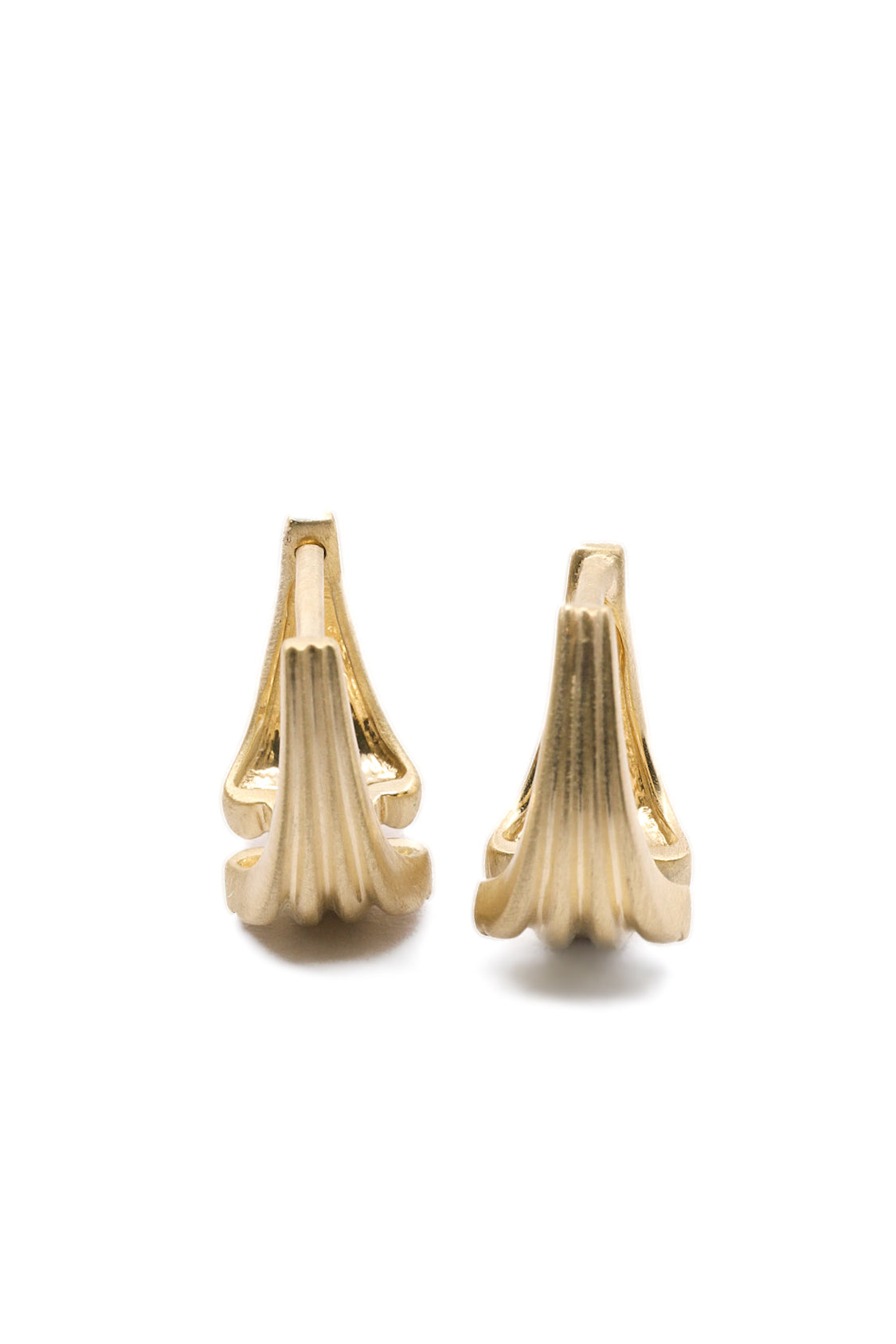LFJ - 9k Solid Gold Meridian Huggie Hoops