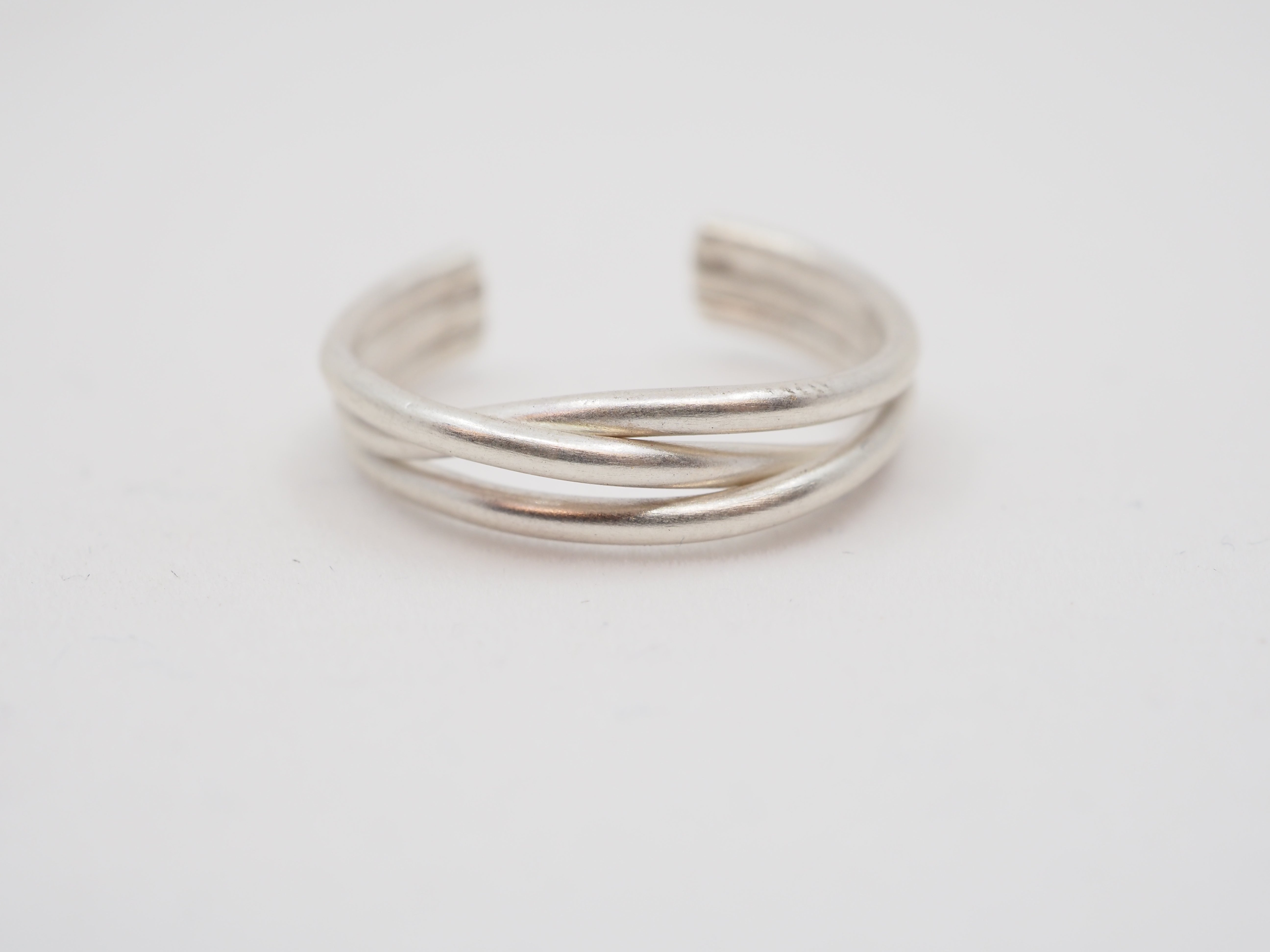 LFJ Sterling Silver Willow Ring - 3 Strand