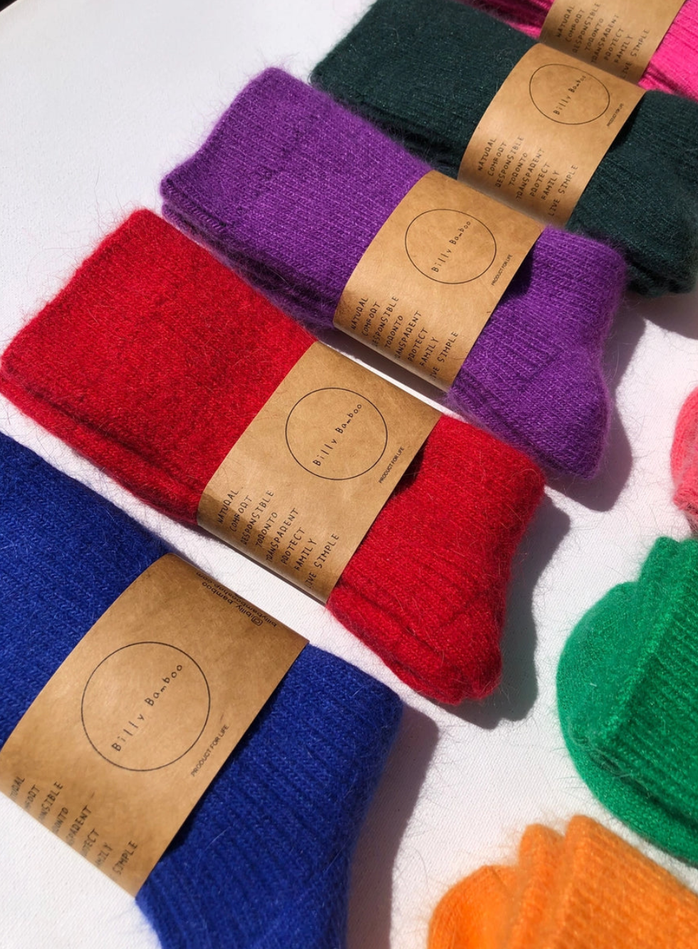 Billy Bamboo - Angora Wool Socks