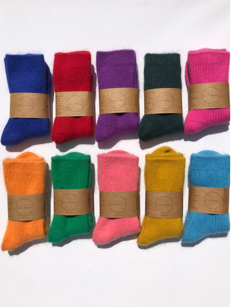 Billy Bamboo - Angora Wool Socks
