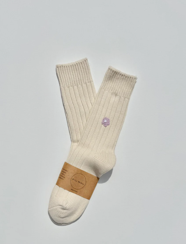 Billy Bamboo - Crochet Flower Socks