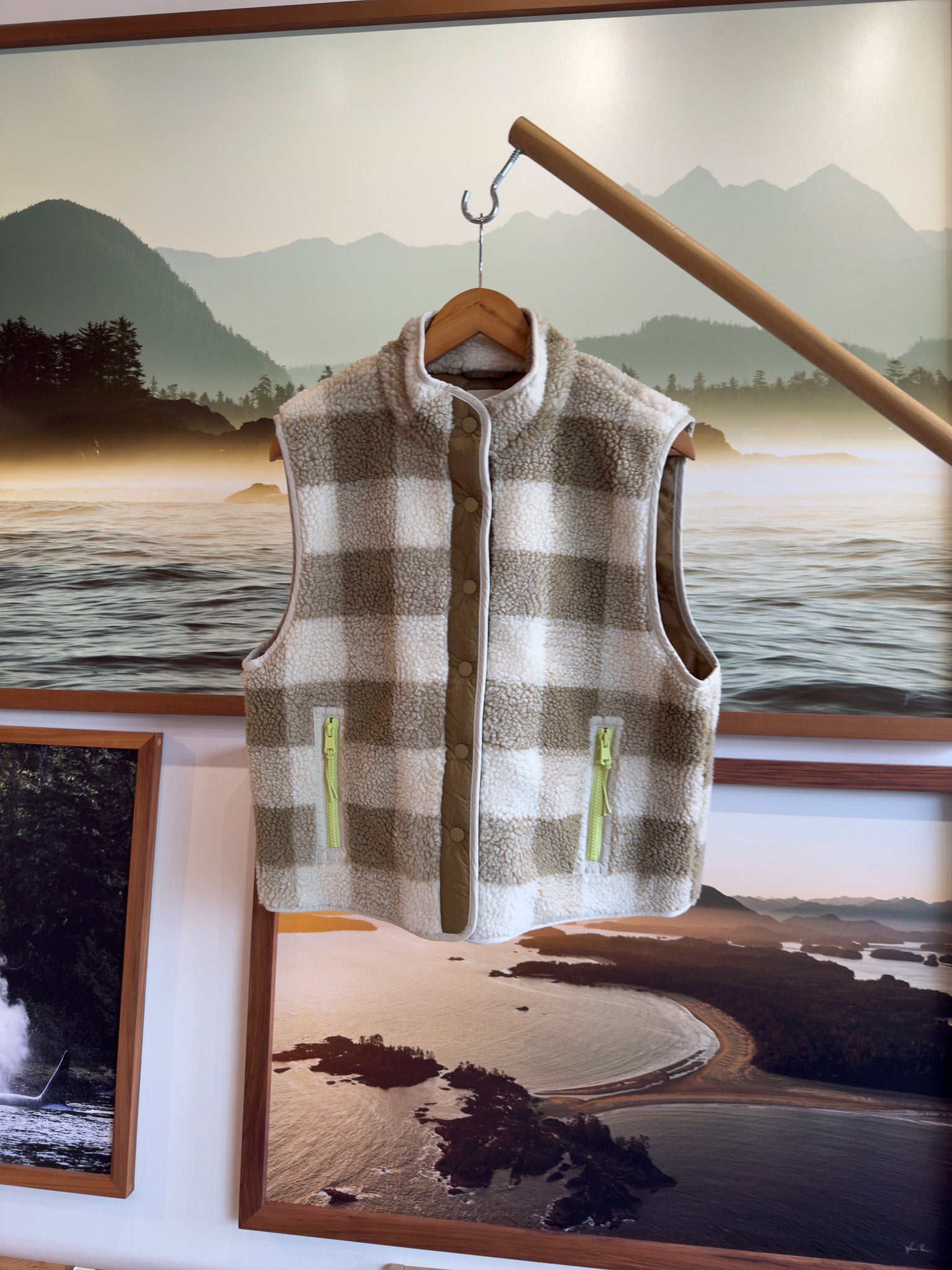 Indi & Cold Vichy Checkered Vest