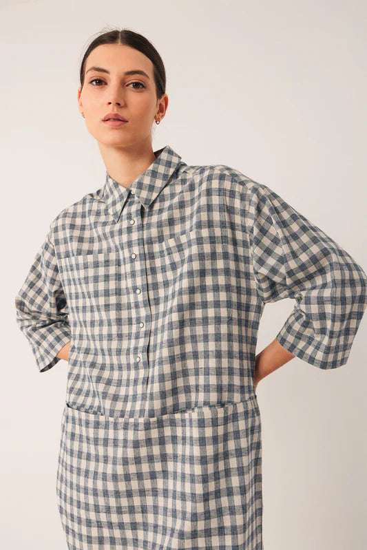 Indi & Cold Vichy Checkered Dress