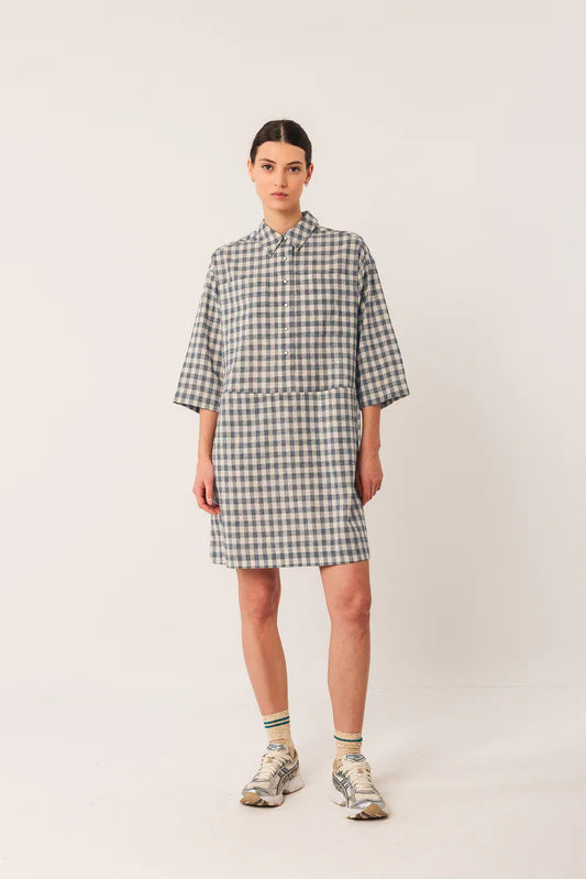 Indi & Cold Vichy Checkered Dress