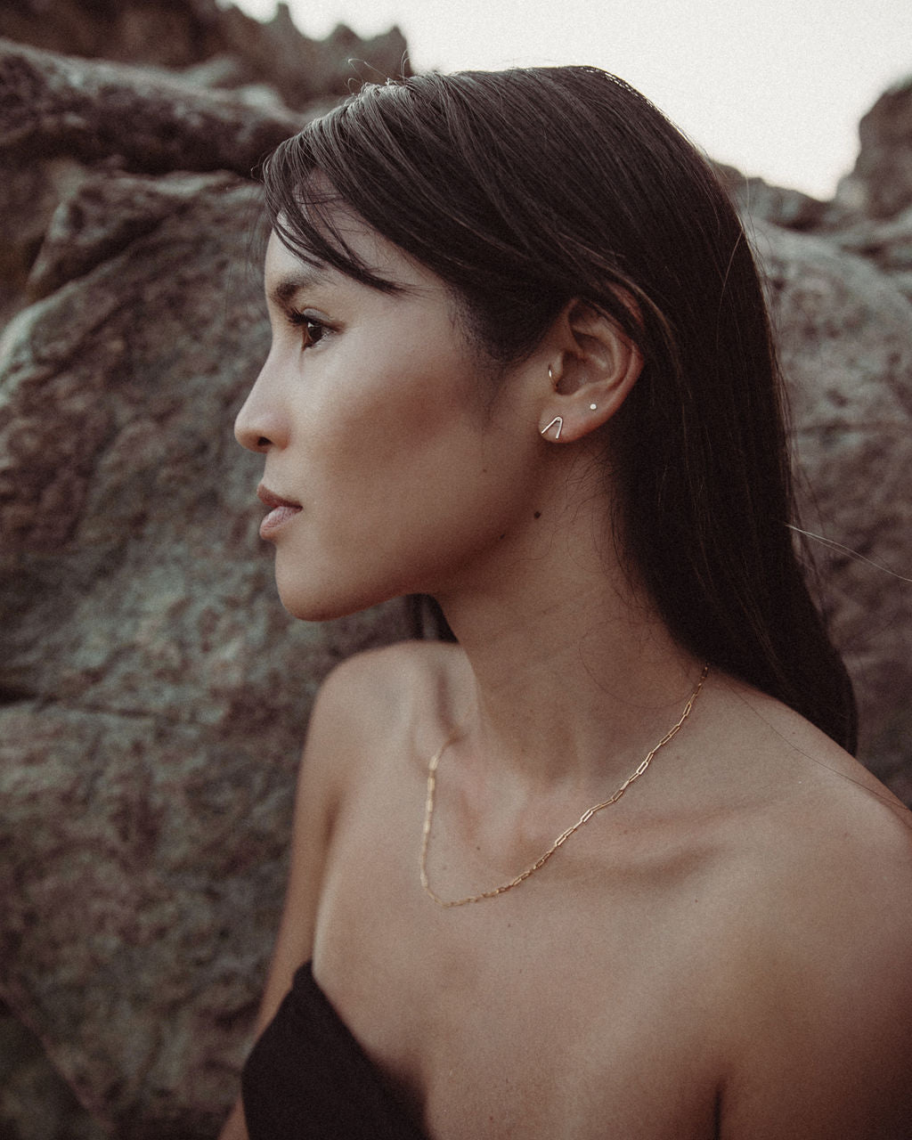 LFJ 10k Wishbone Earrings