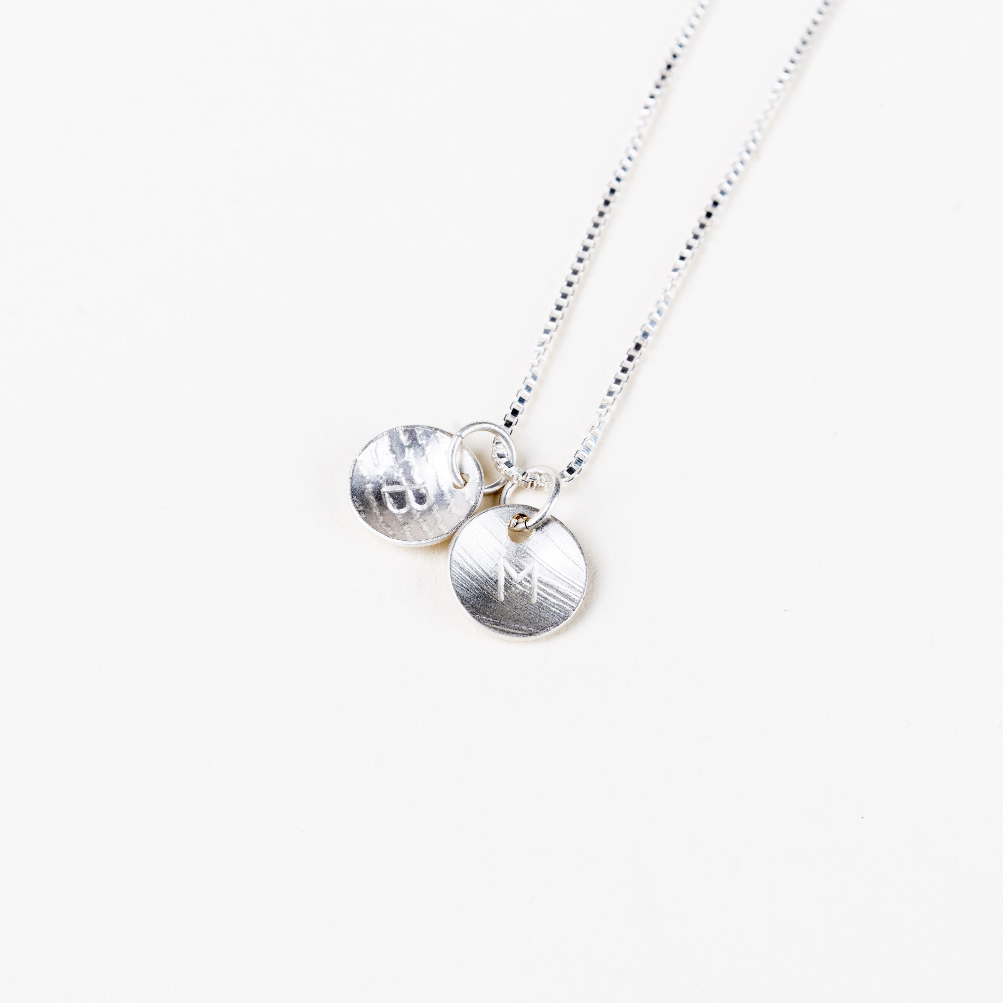 LFJ Sterling Silver Letter Necklace