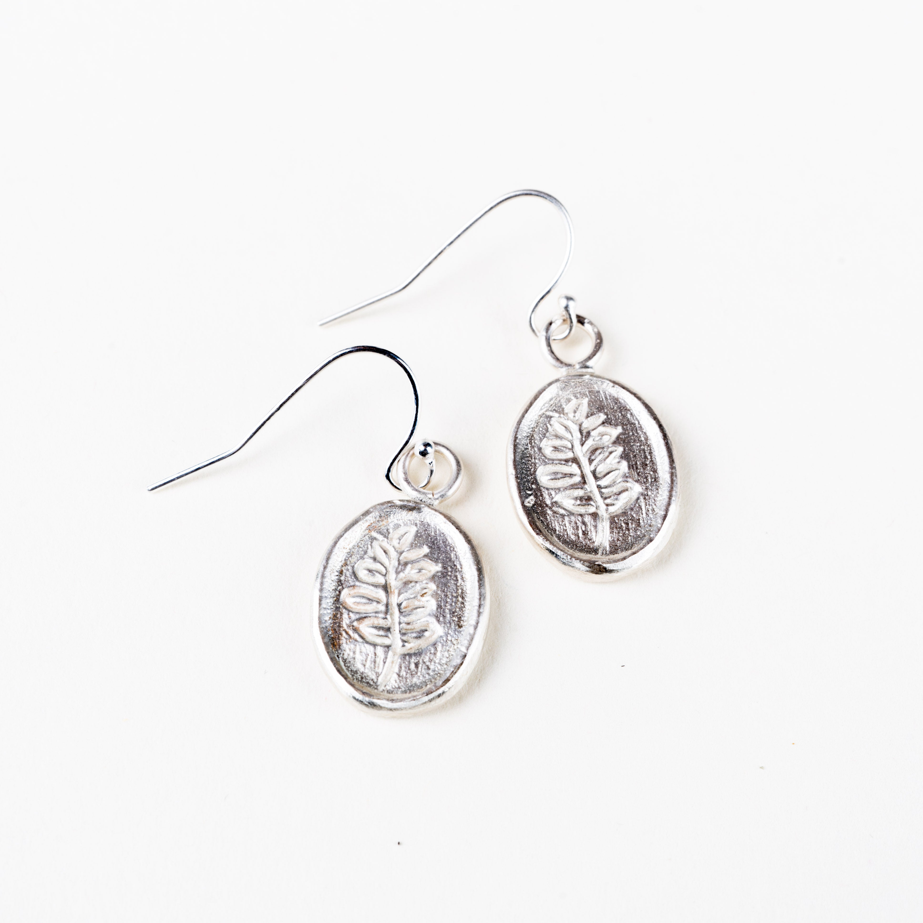 LFJ Sterling Silver Lupine Pendant Earrings