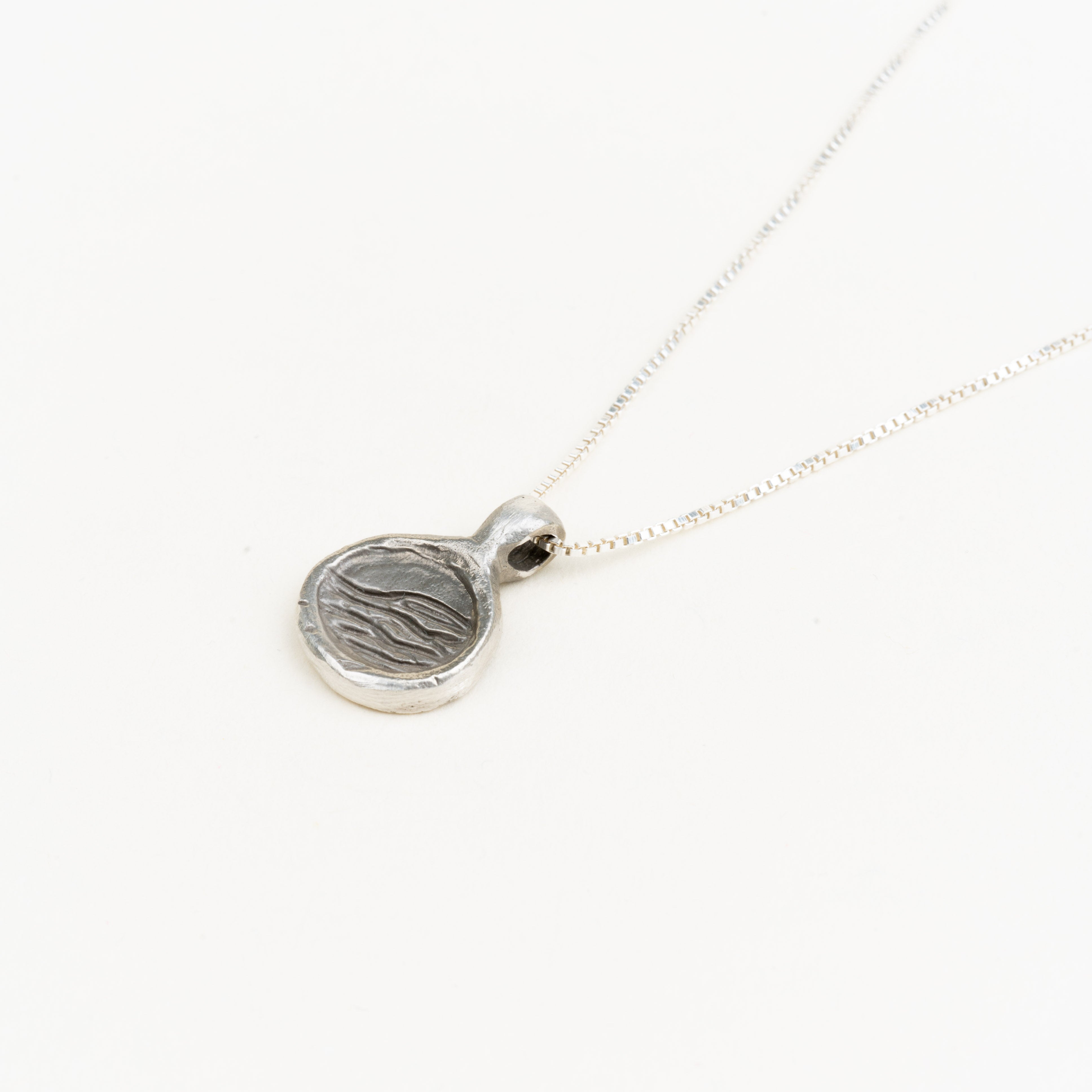 LFJ Sterling Silver Wave Love Talisman Necklace