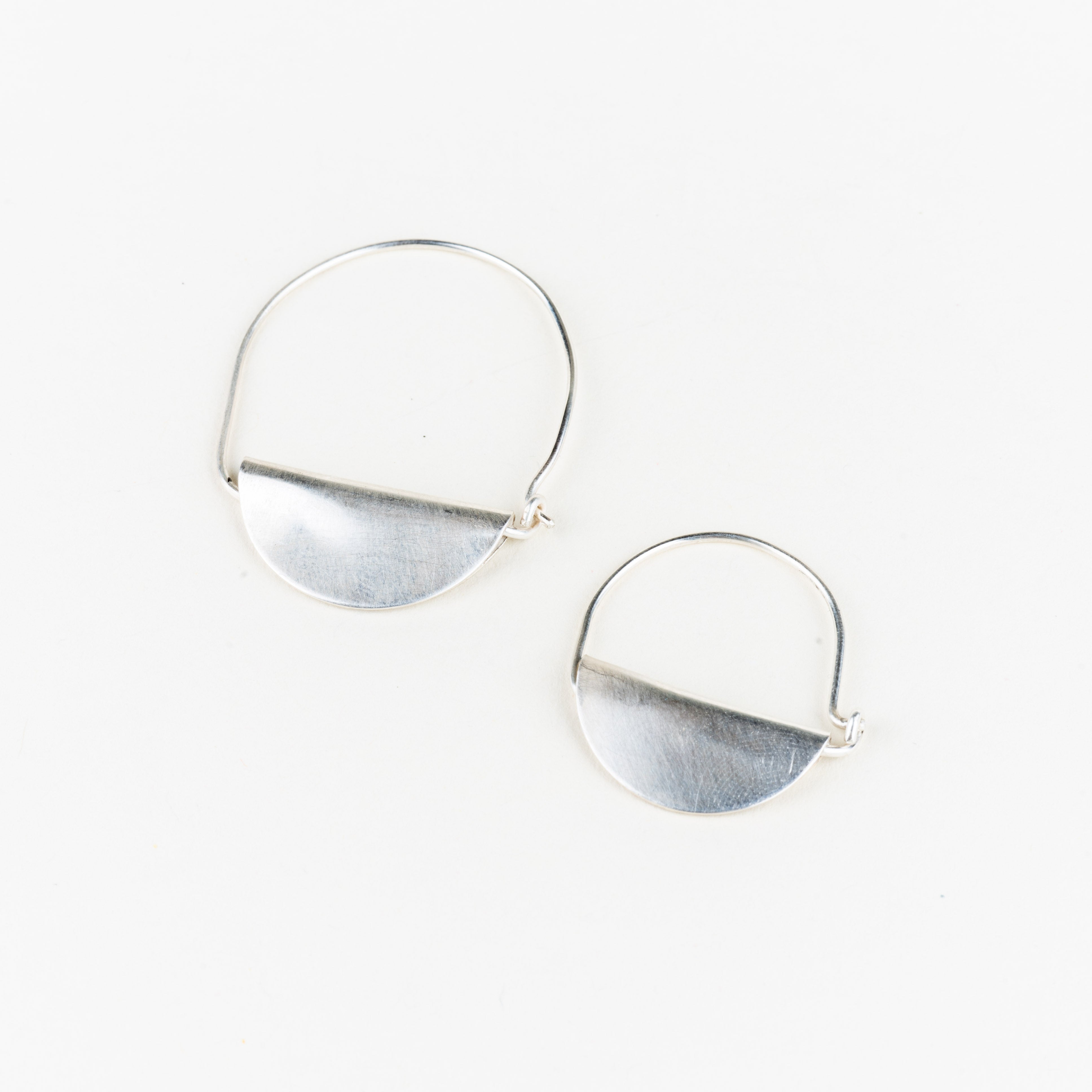 LFJ Sterling Silver Mesa Hoops