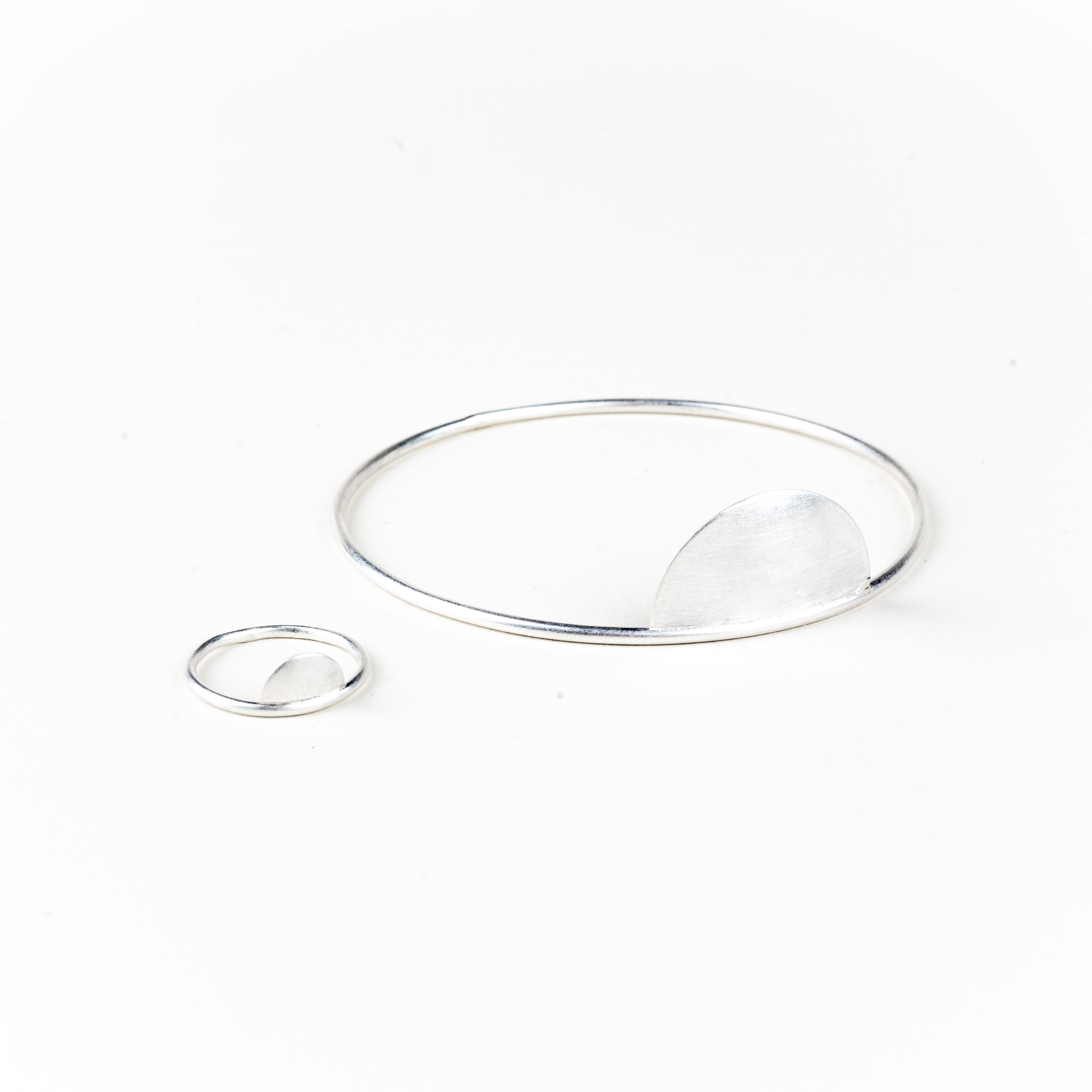 LFJ Sterling Silver Sunrise Bangle