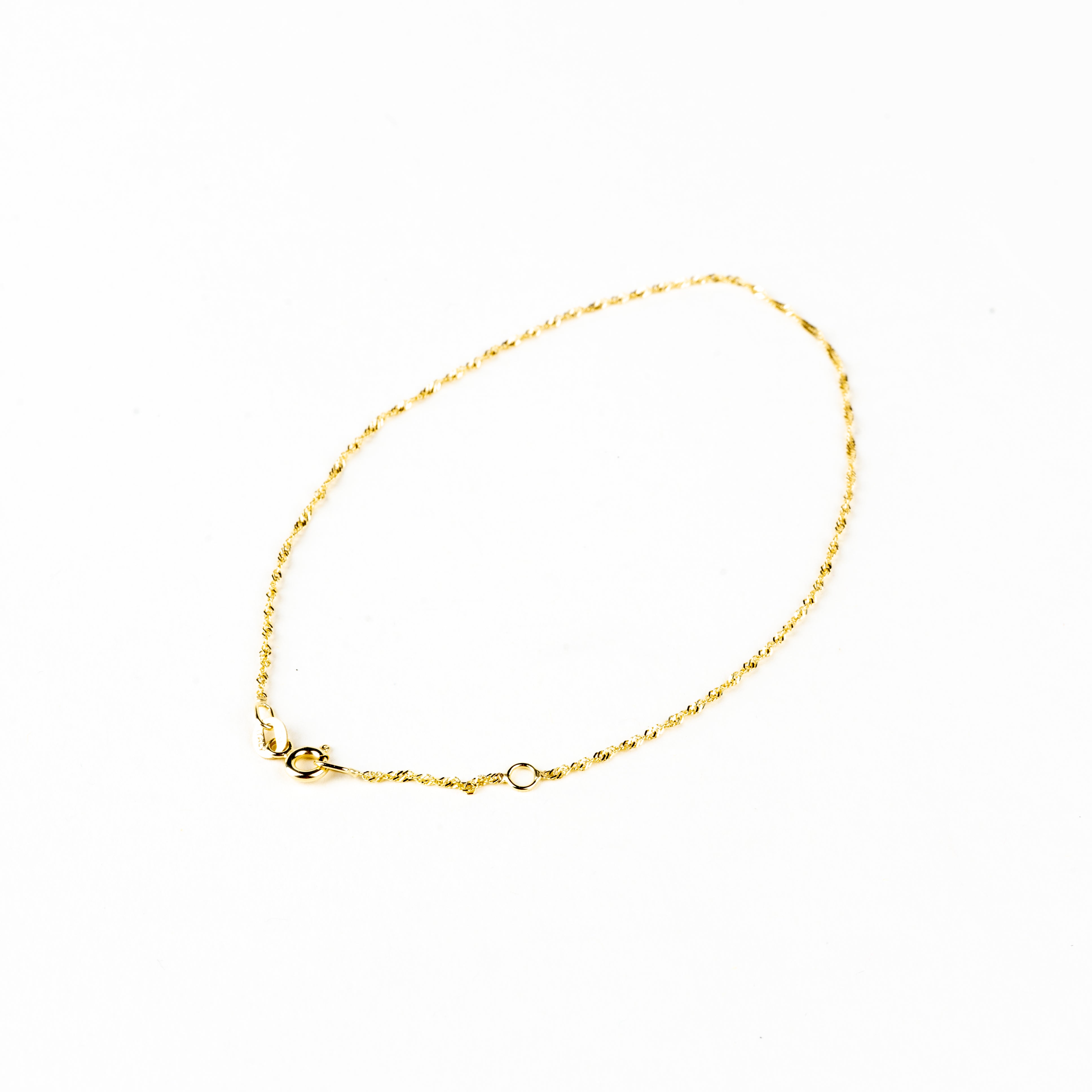 10K Solid Gold Anklet