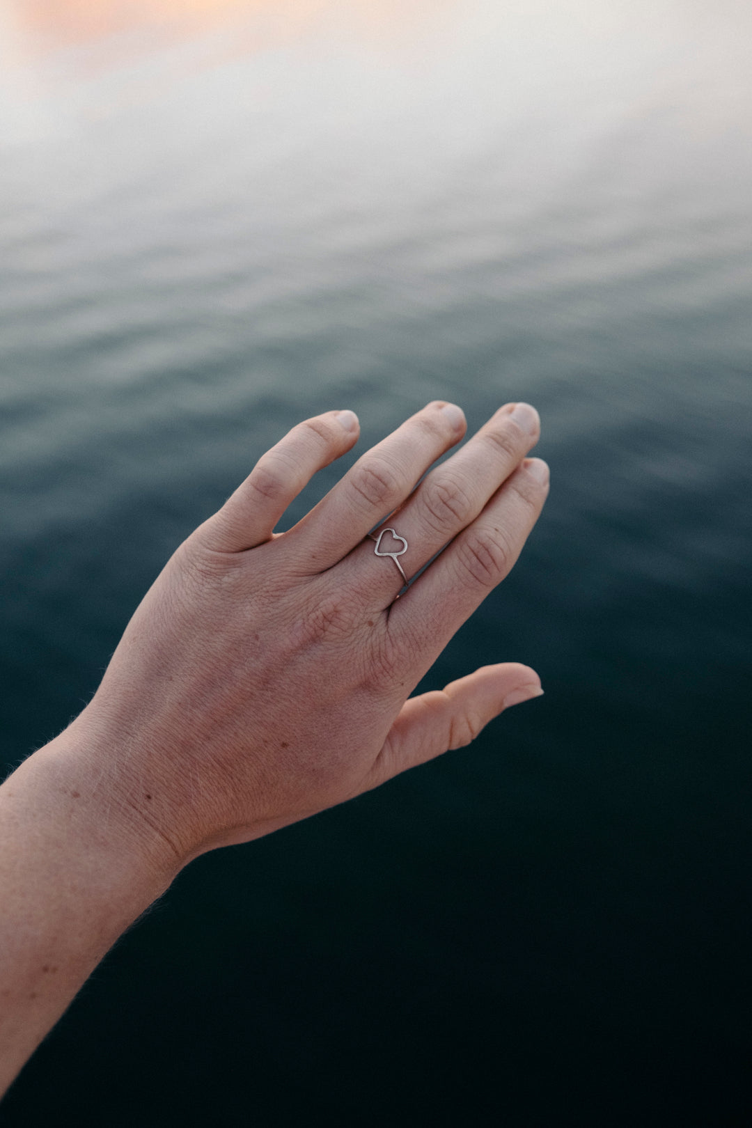 LFJ Sterling Silver Heart Ring