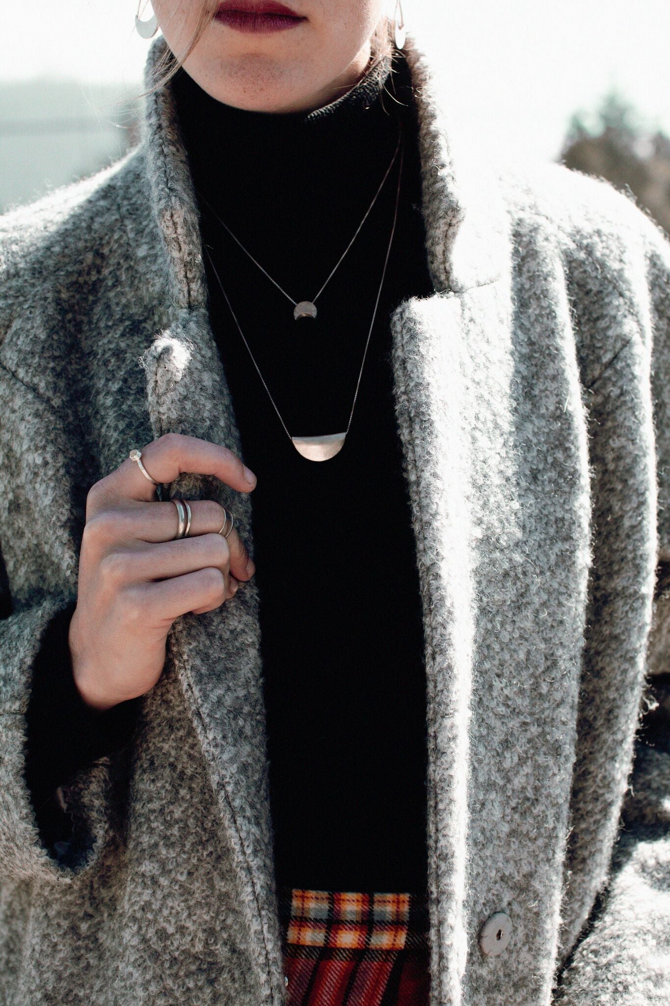 LFJ Sterling Silver Mesa Necklace