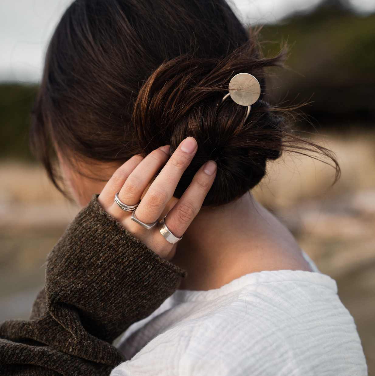 LFJ Sterling Silver Light Rain Ring