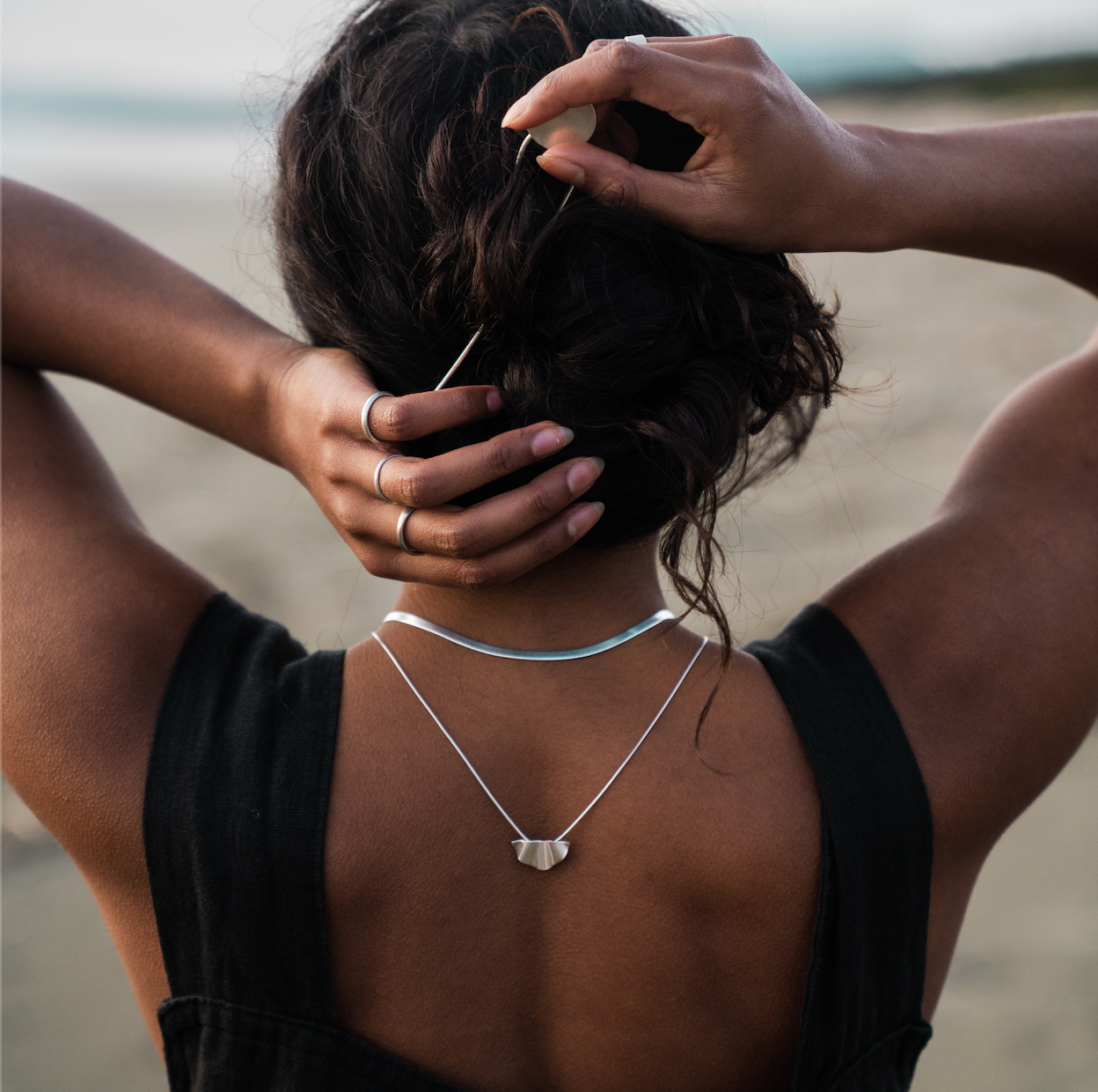 LFJ Sterling Silver Herringbone Chain
