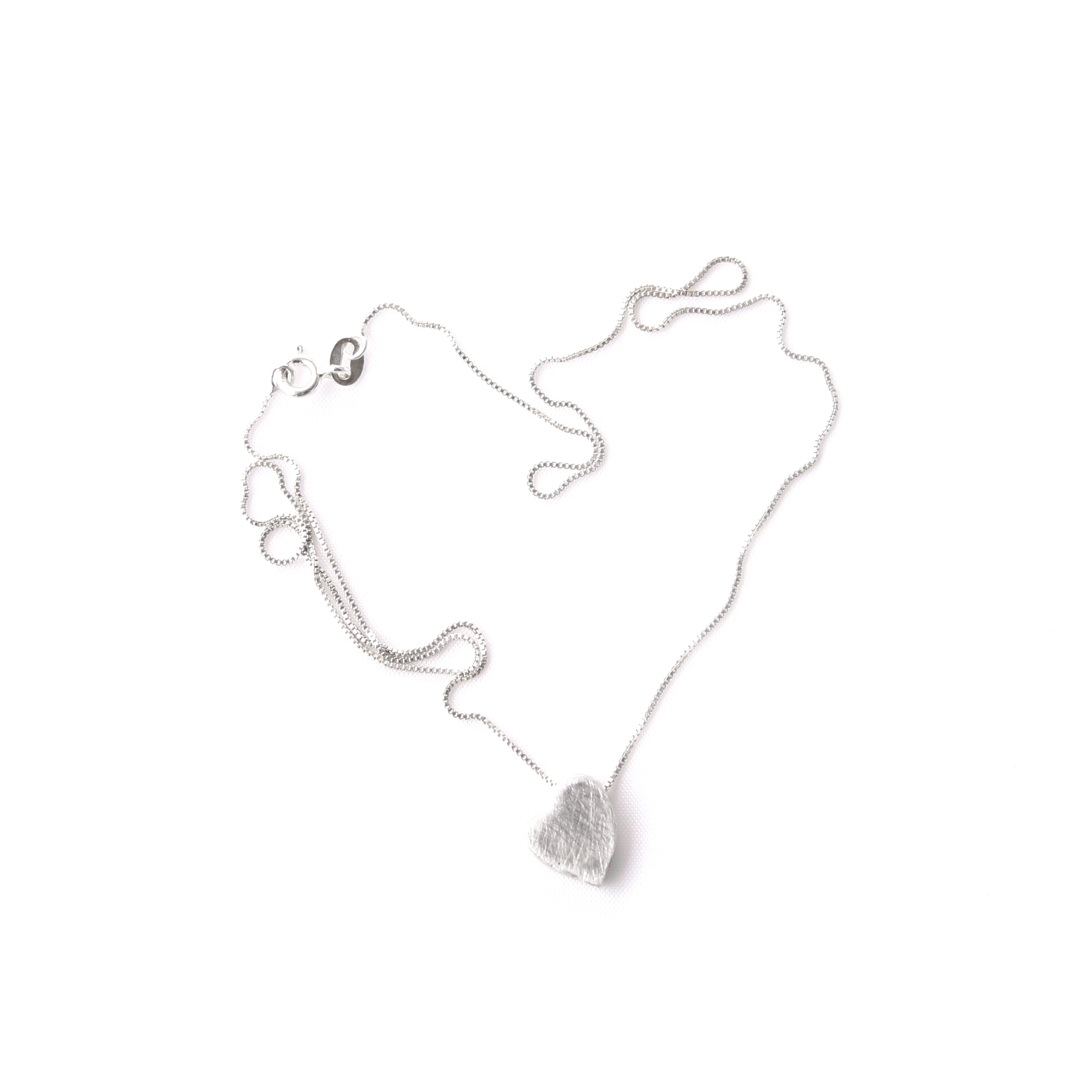 LFJ Sterling Silver Heart Necklace
