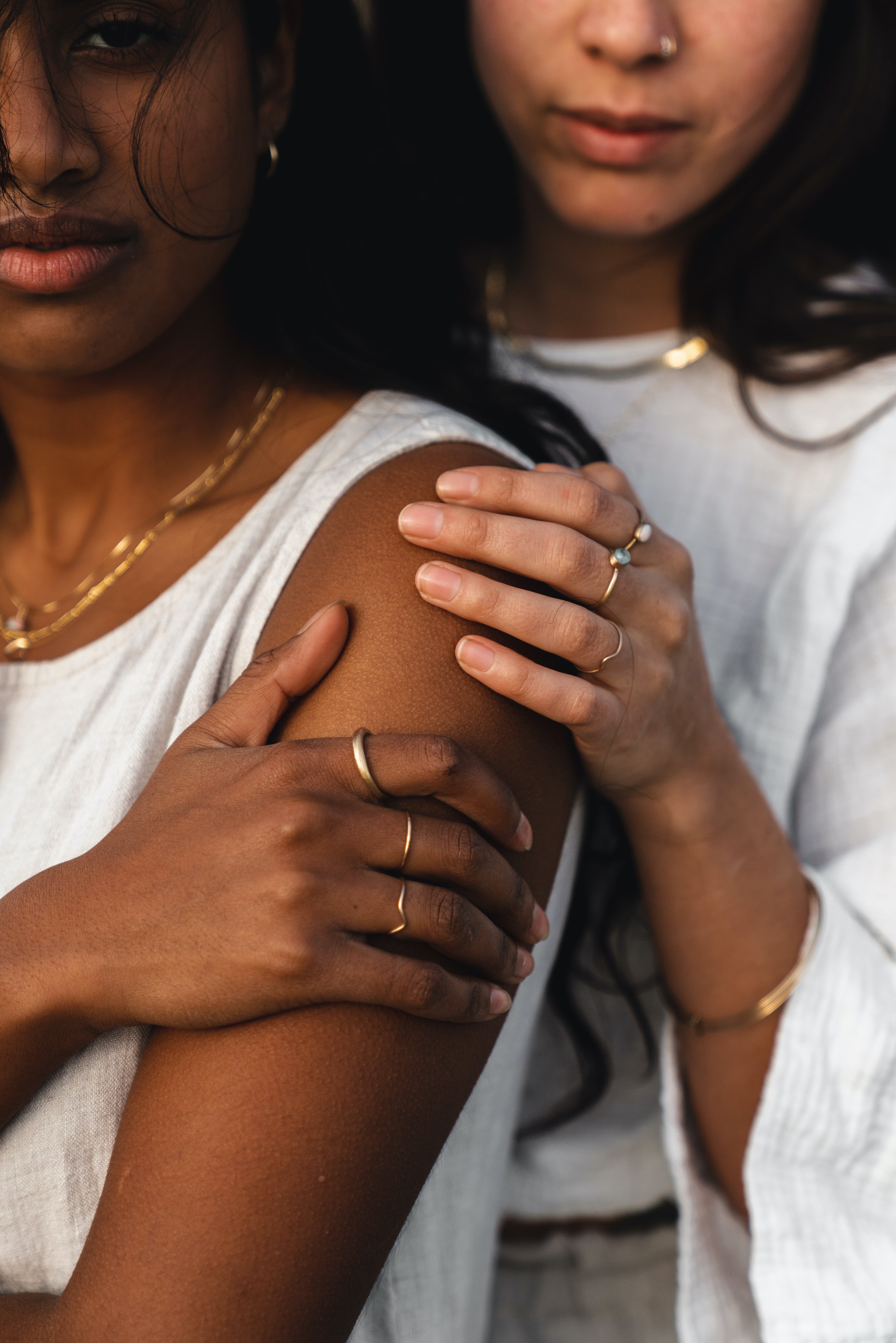 LFJ 10k Gold Stacking Rings