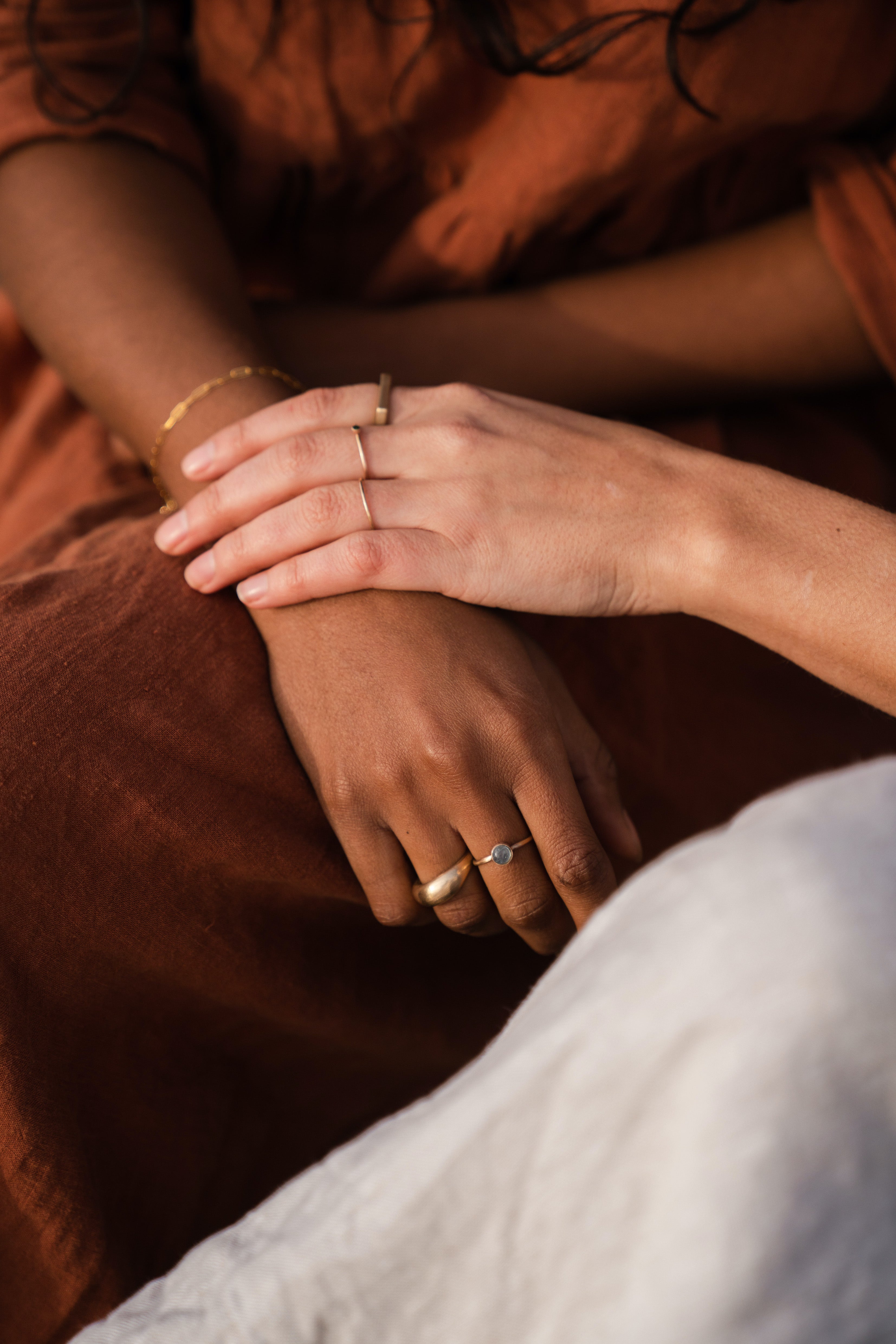 LFJ 10k Gold Stacking Rings