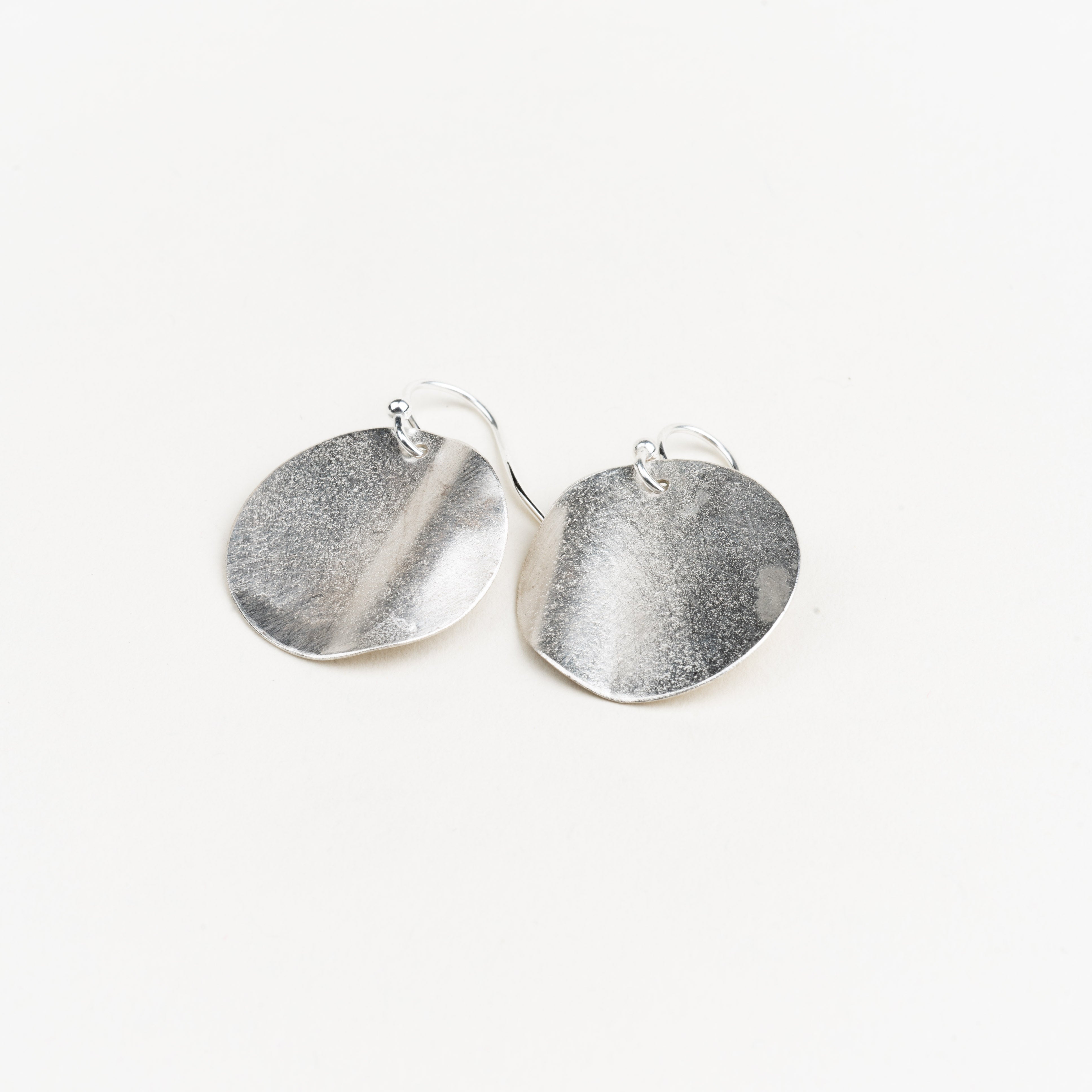 LFJ Sterling Silver Orbit Wave Earrings