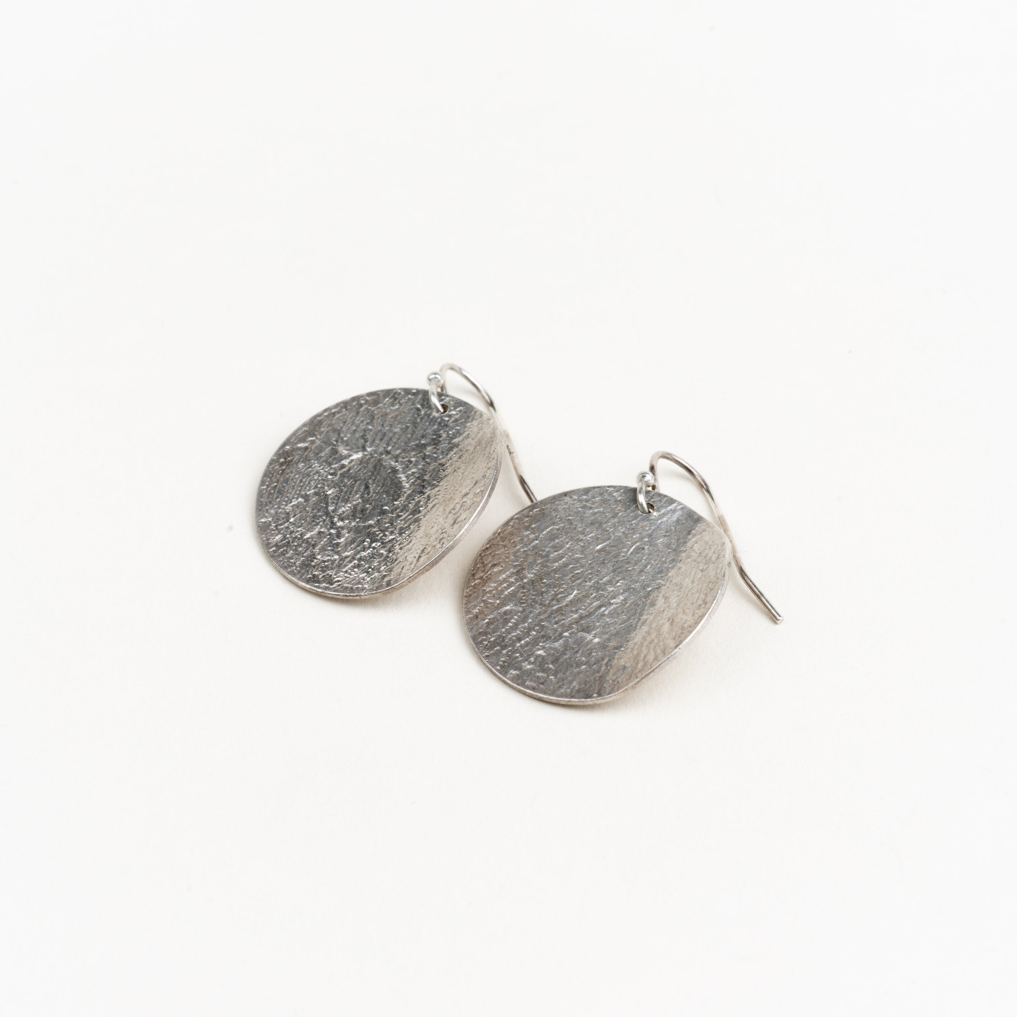 LFJ  - silver - Orbit Wave Earrings