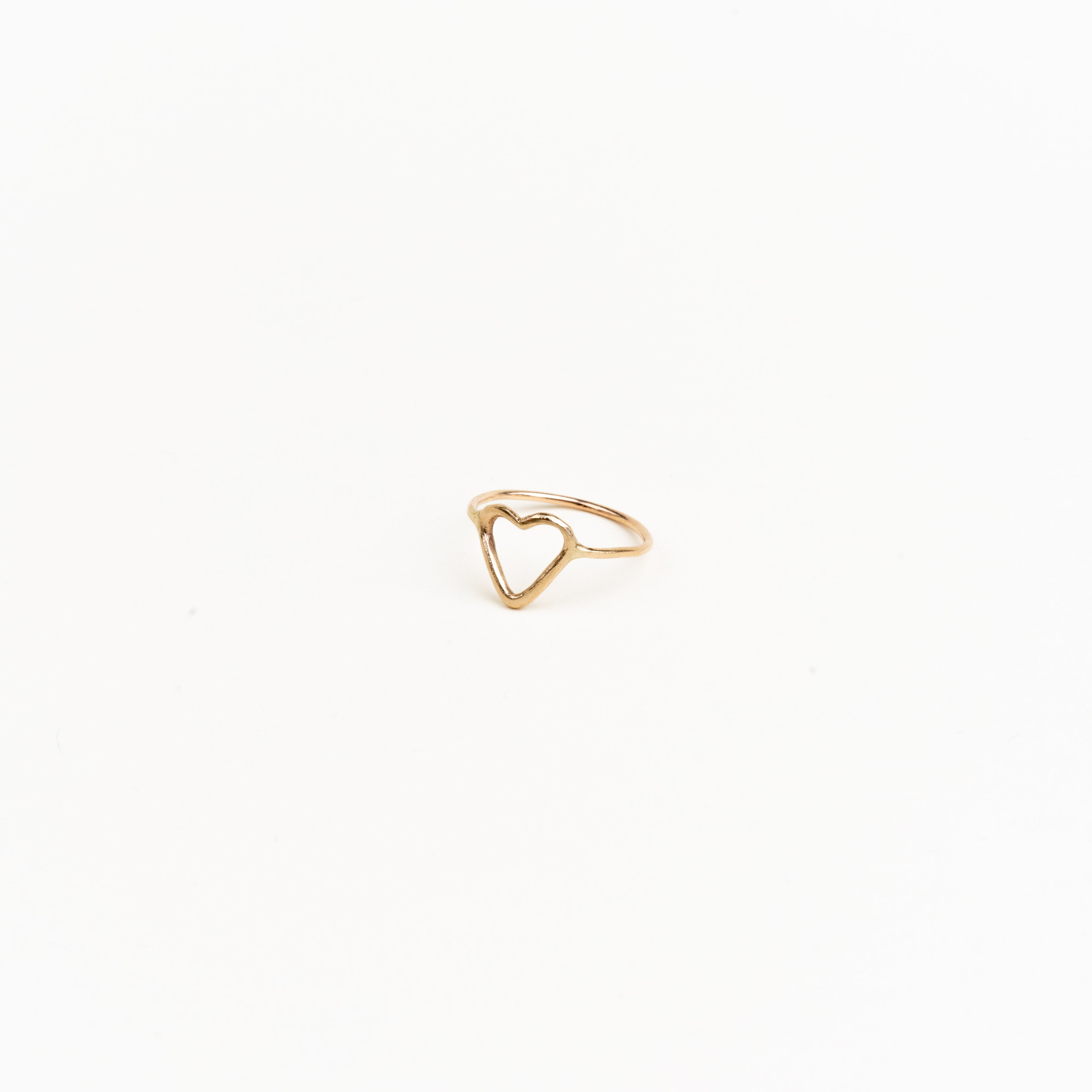 LFJ 10k Gold Heart Ring