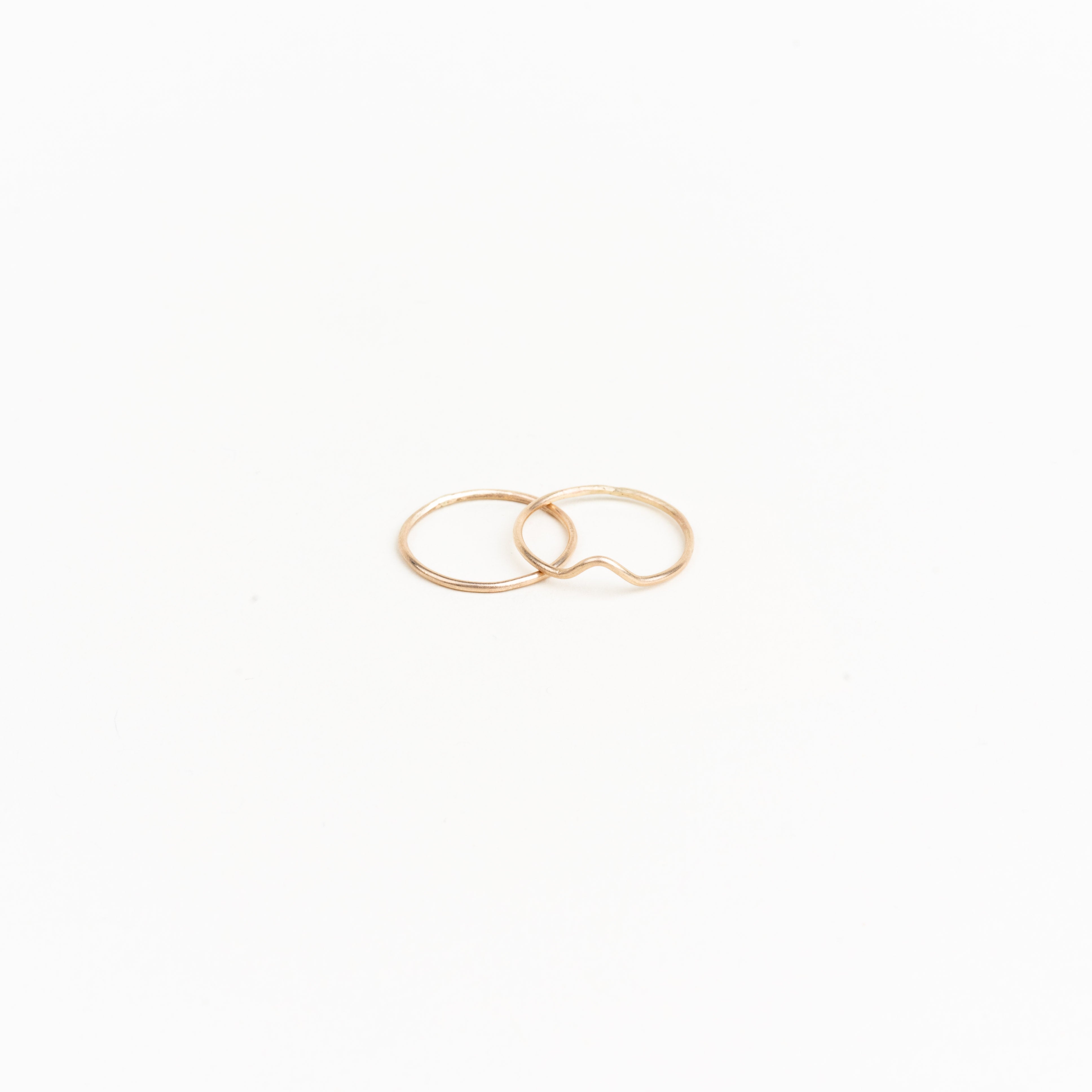 LFJ - 10k Gold Thin Stacking Rings