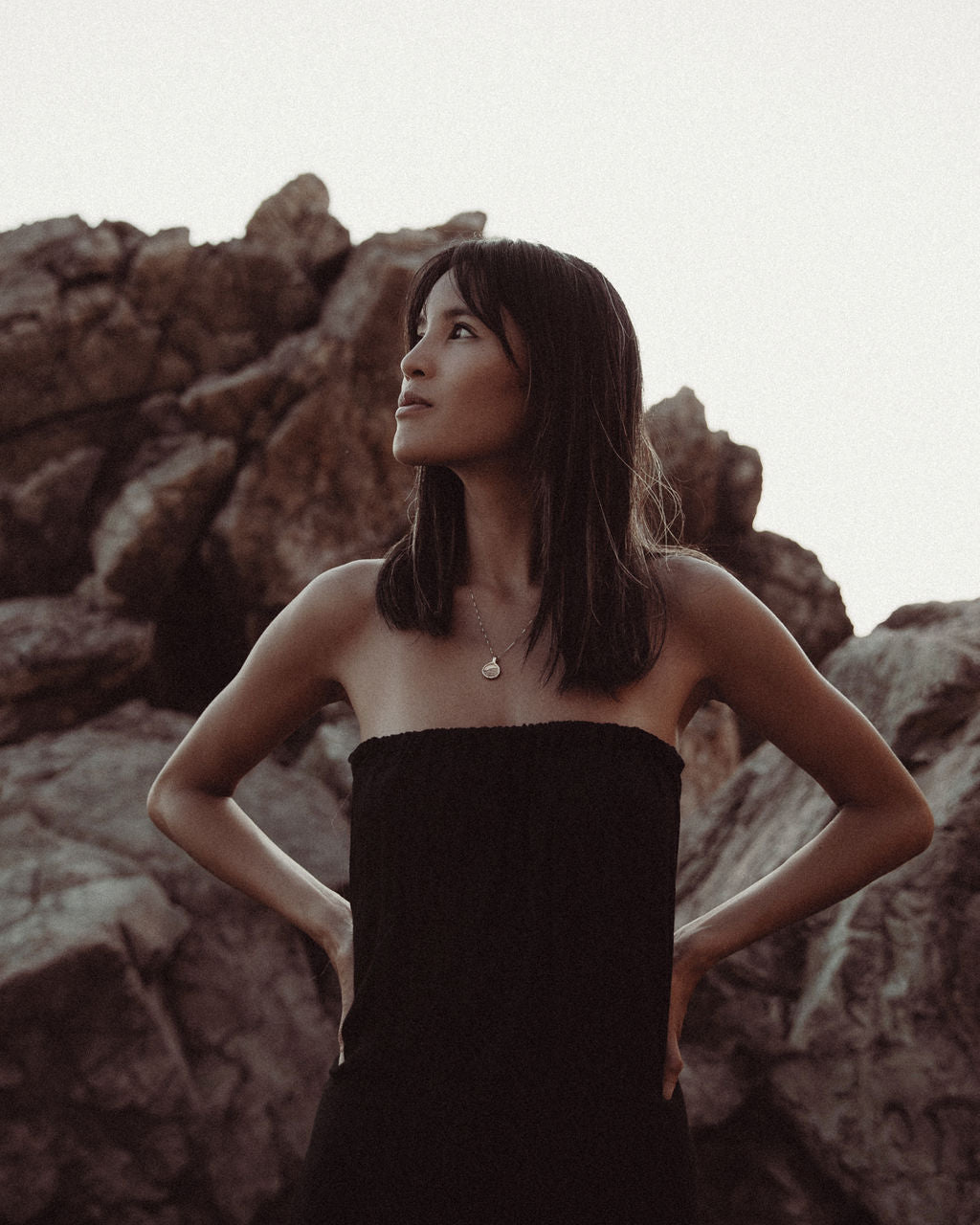 Gold Plated Wave Love Talisman Necklace