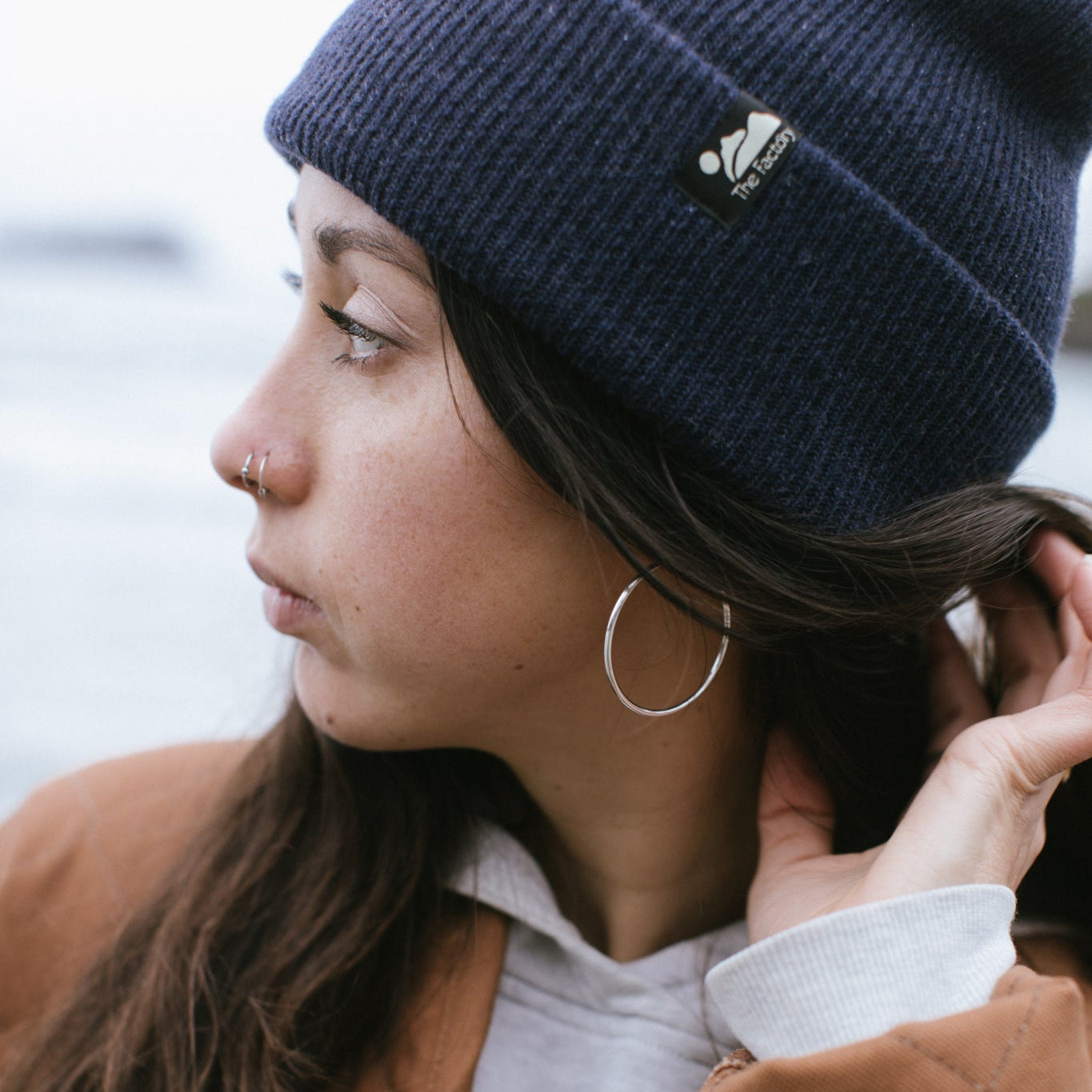 Sterling Silver Sleeper Hoops