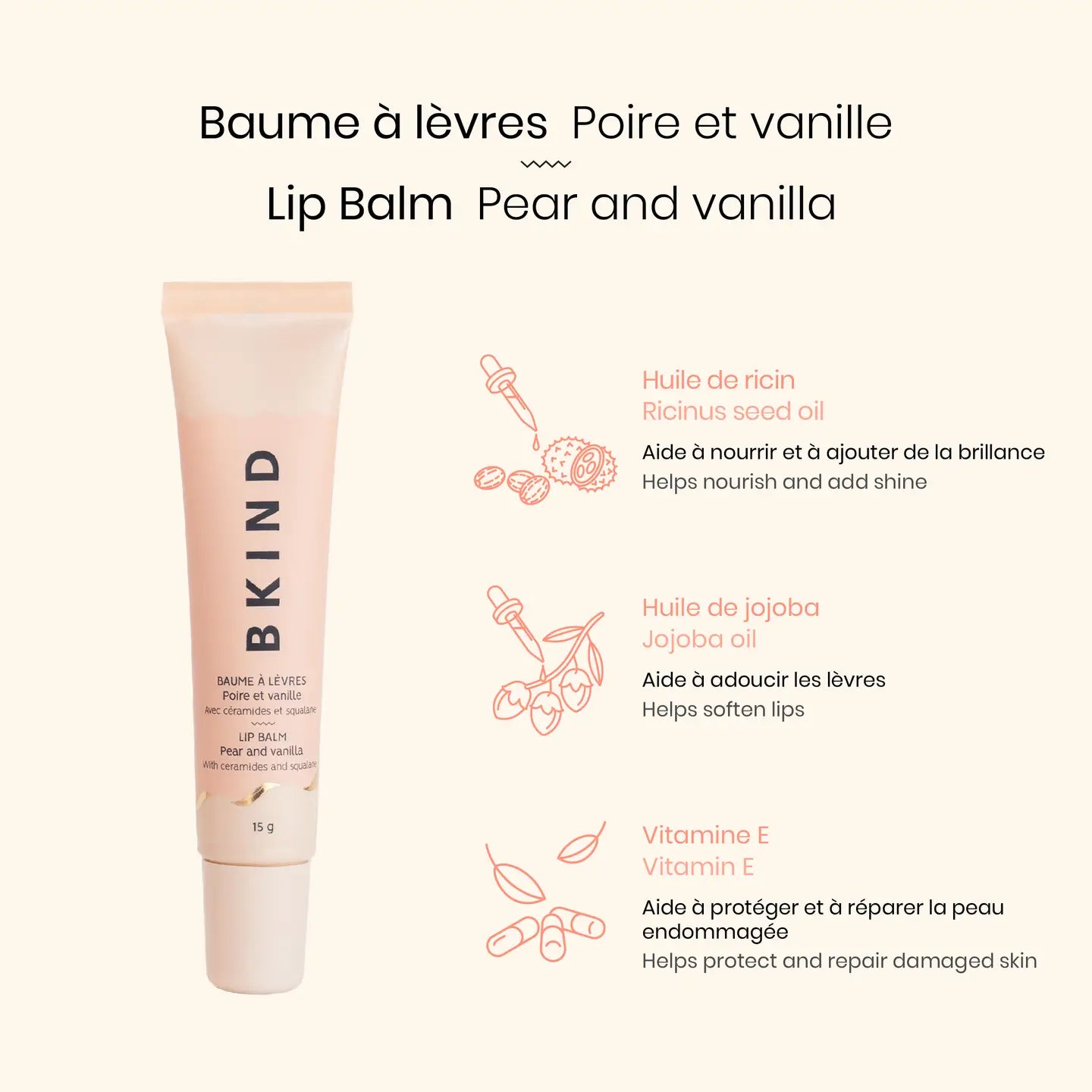 BKIND - Nourishing Ceramide Lip Balm