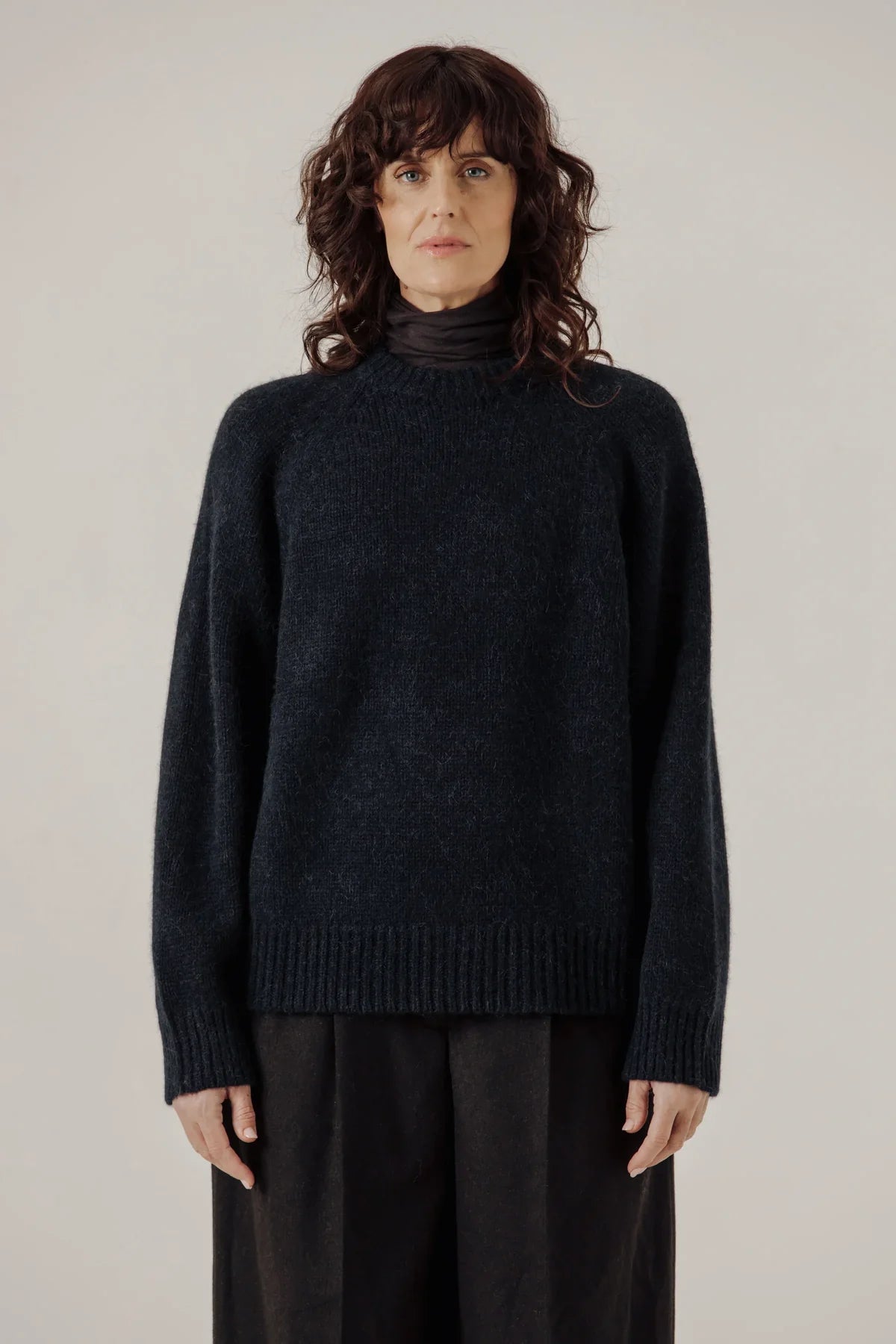 Bare Knitwear Oversized Crewneck