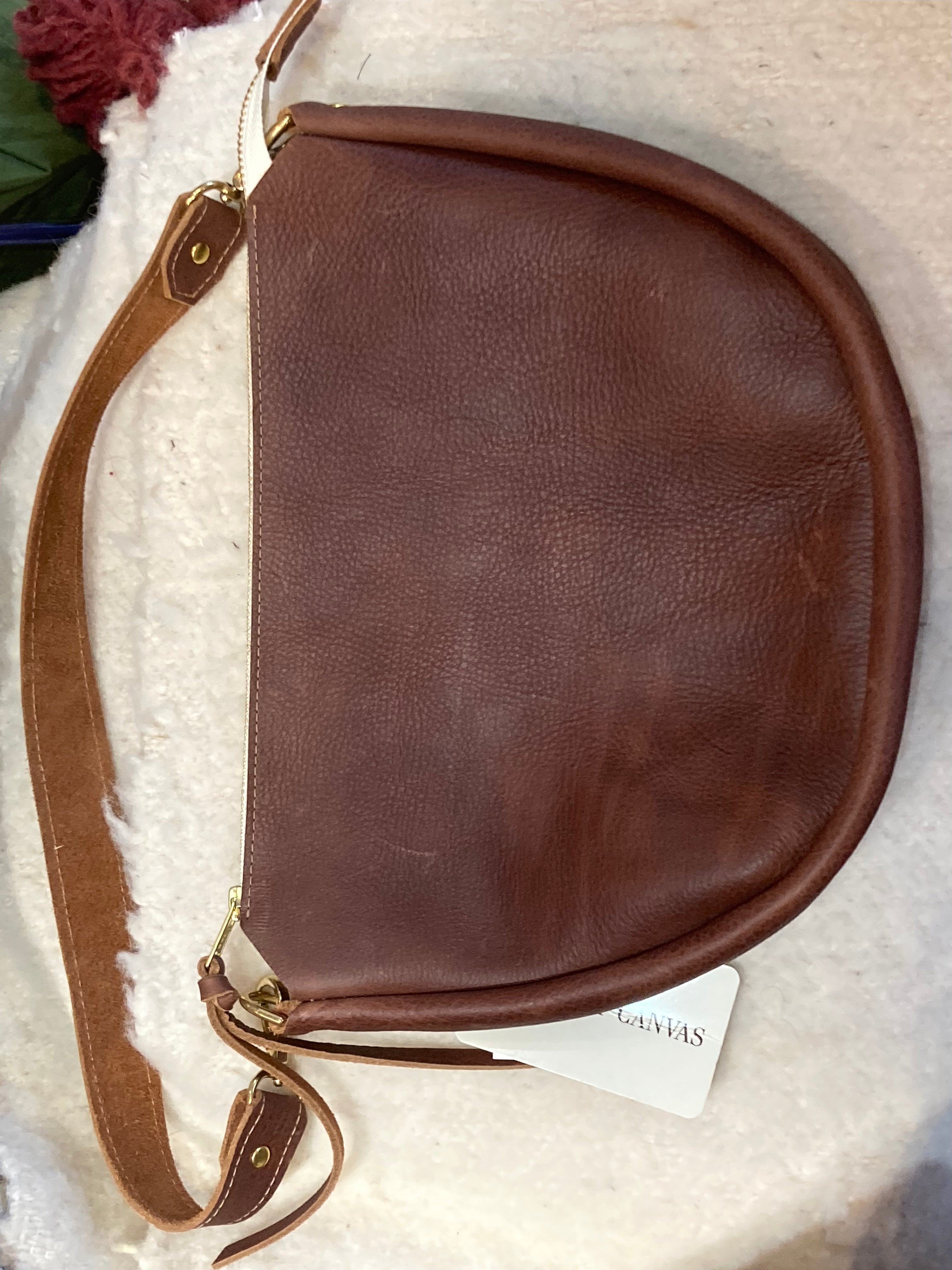 Market Canvas Curve Bag
