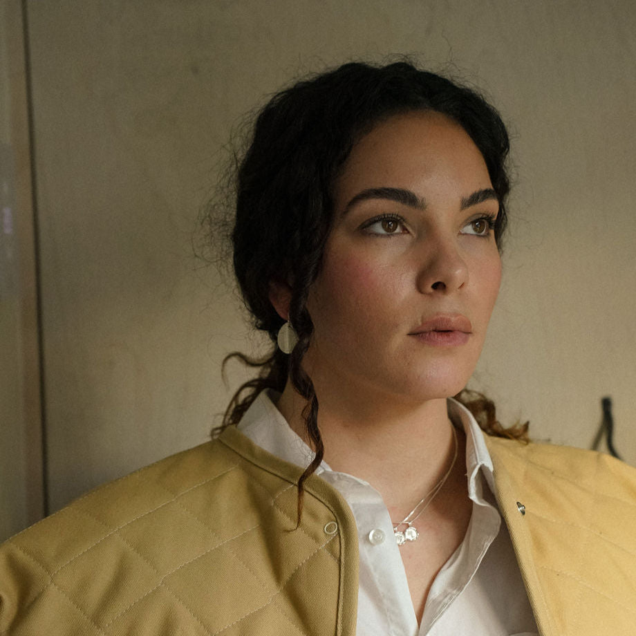 Sterling Silver Orbit Wave Earrings