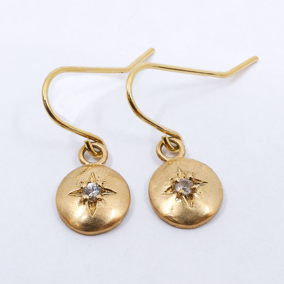 10k Gold Solstice Dangle Earrings