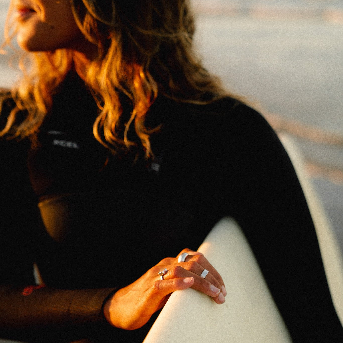 LFJ Sterling Silver Bold Rain Ring